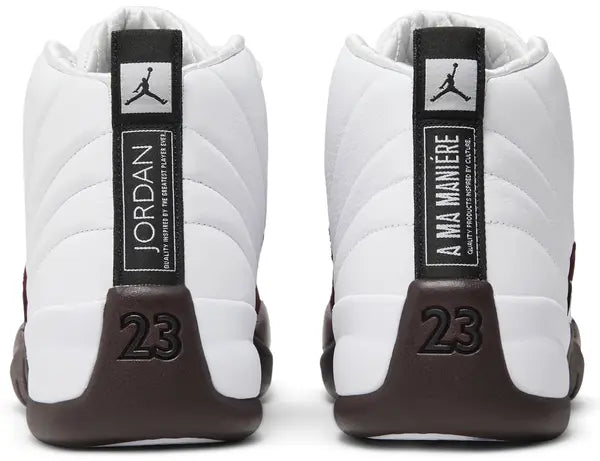 778703 Jordan 12 Retro SP A Ma Mani��re White (Women's)