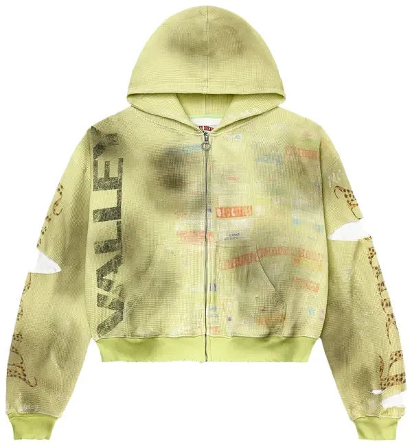 SP10536 Vale Forever Glitch Zip Up 'Hack Green'