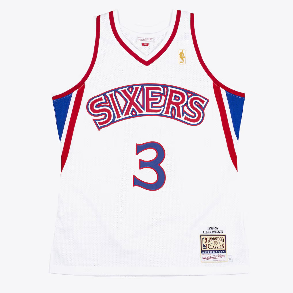SP15176 Allen Iverson Philadelphia 76ers 1996-97 Authentic Jersey