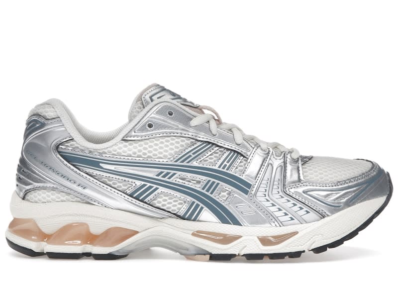SP2446 ASICS Gel-Kayano 14 Birch Pure Silver Teal Gold