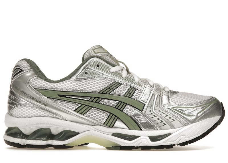 SP7567 ASICS Gel-Kayano 14 White Pure Silver Slate Grey Sage