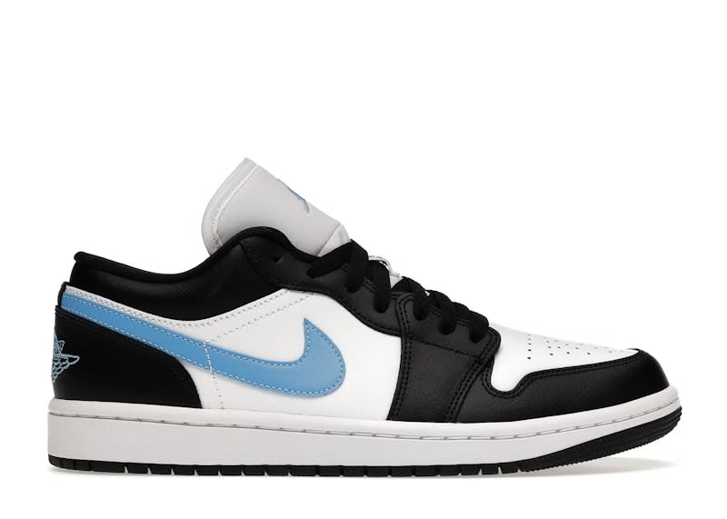 322886 Jordan 1 Low Black University Blue White (Women's)
