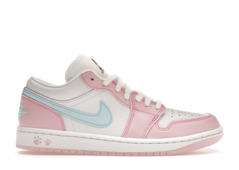 SP9409 Jordan 1 Low SE Paw Print Pink Foam (Women's)