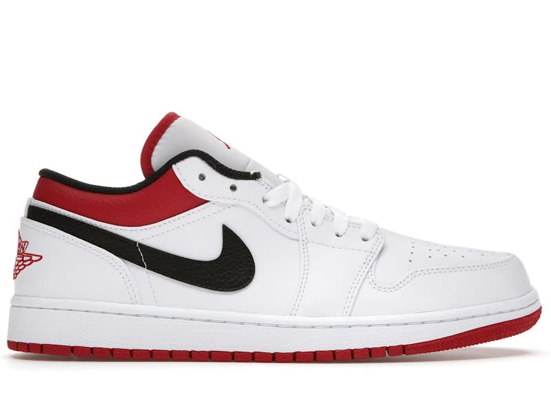 SP3015 Jordan 1 Low White University Red Black