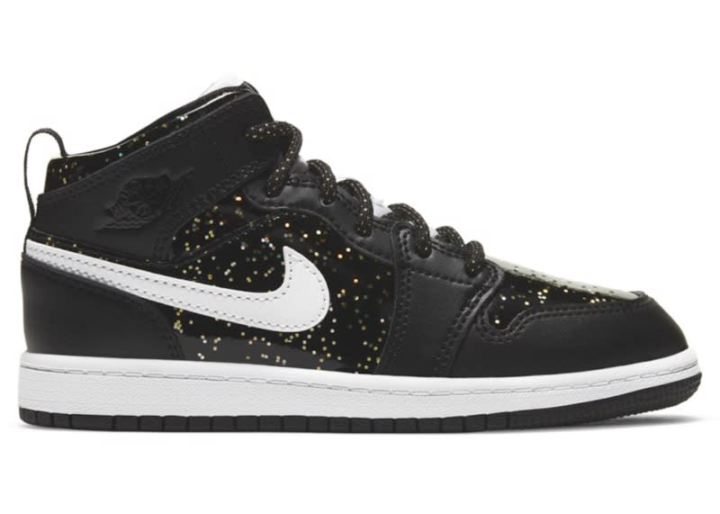 SP1436 Jordan 1 Mid SE Black Glitter (PS)