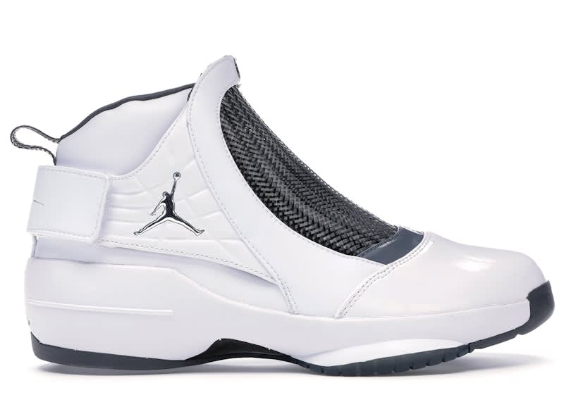 SP11332 Jordan 19 Retro White Flint Grey