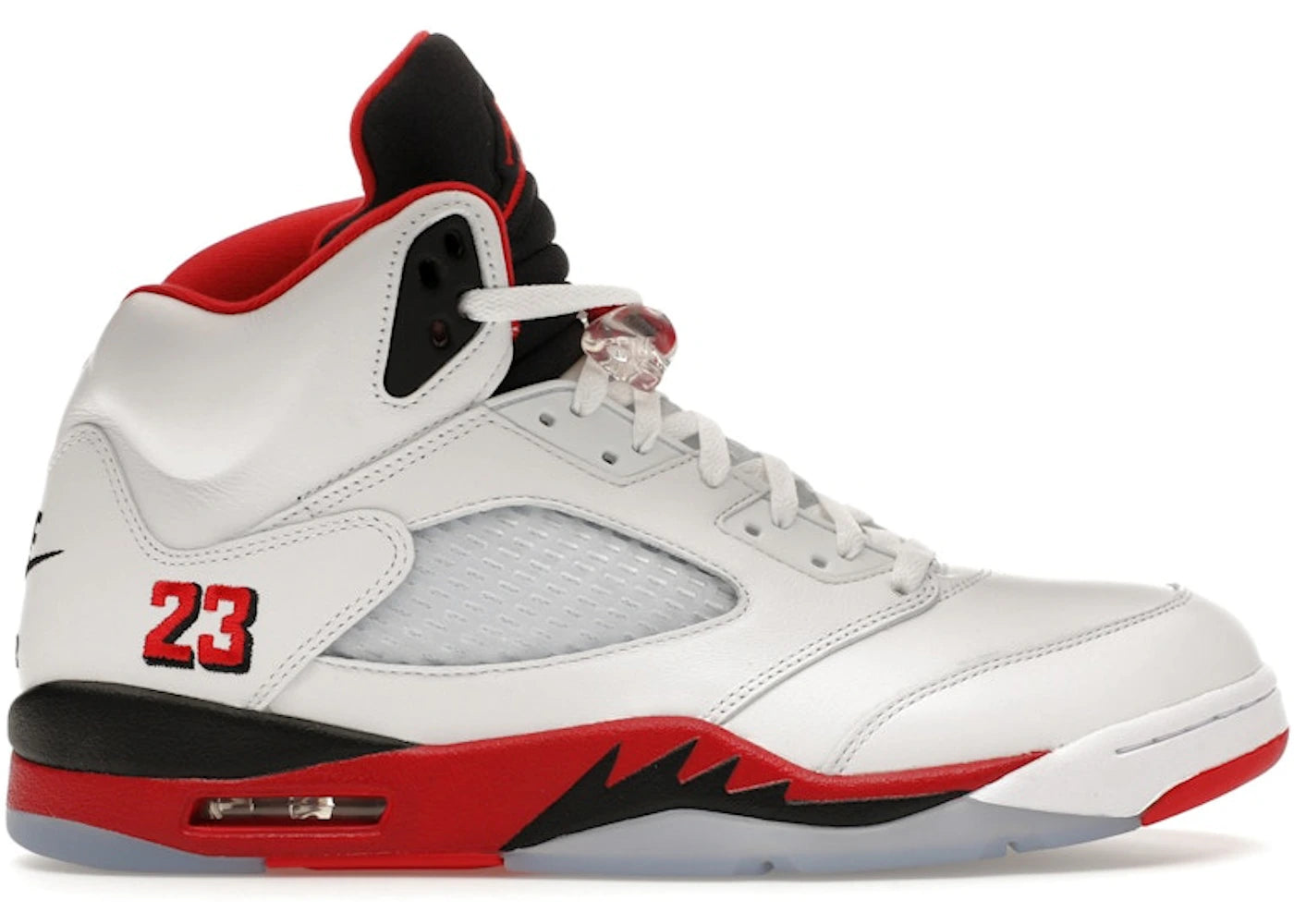 SP14288 Jordan 5 Retro Fire Red Black Tongue (2025)