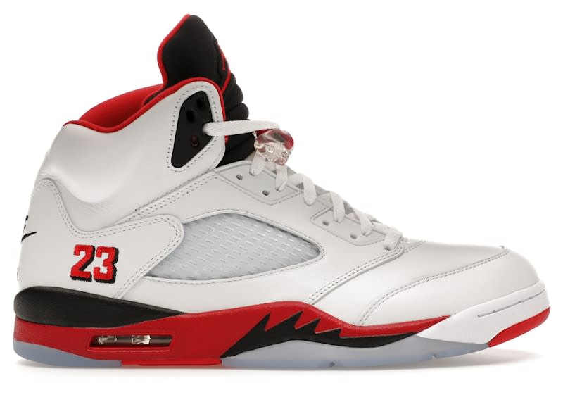 SP2280 Jordan 5 Retro Fire Red Black Tongue (2025)