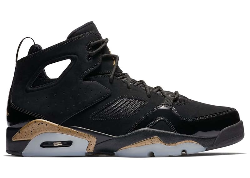 SP7635 Jordan Flight Club 91 Black Metallic Gold (2018)