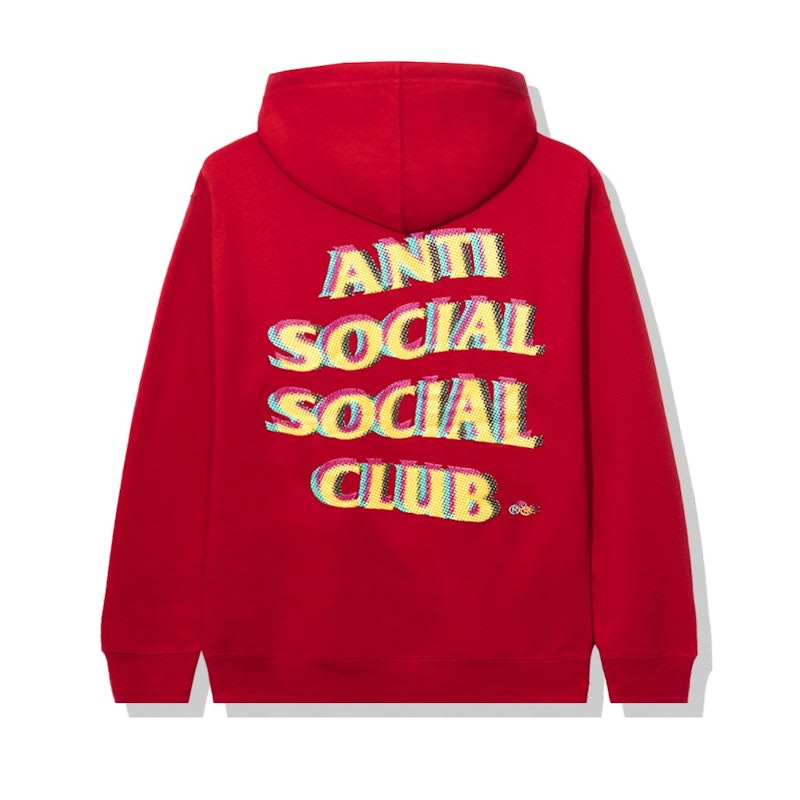 SP4629 Anti Social Social Club Stir Crazy Hoodie Red