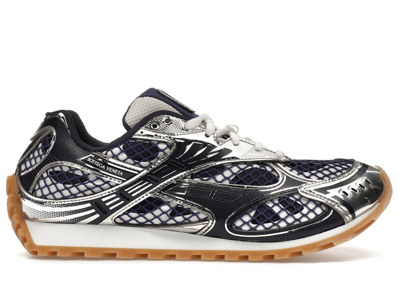SP12989 Bottega Veneta Orbit Abyss Silver