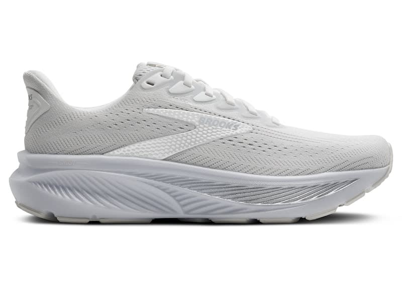 SP10650 Brooks Ghost 17 White Grey (Women's)