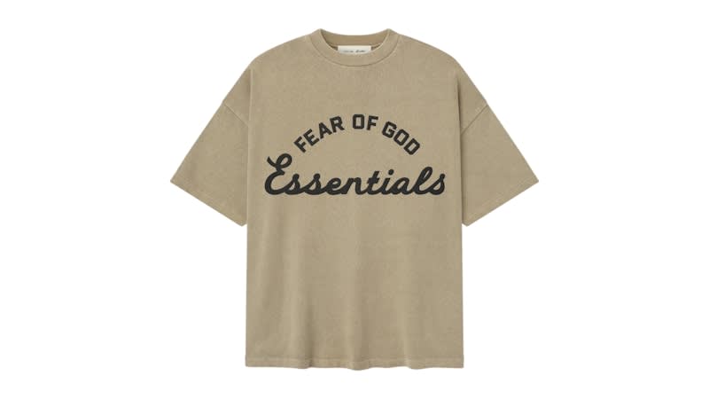 SP14522 Fear of God Essentials Training 90's Short Sleeve Tee Faded Dune