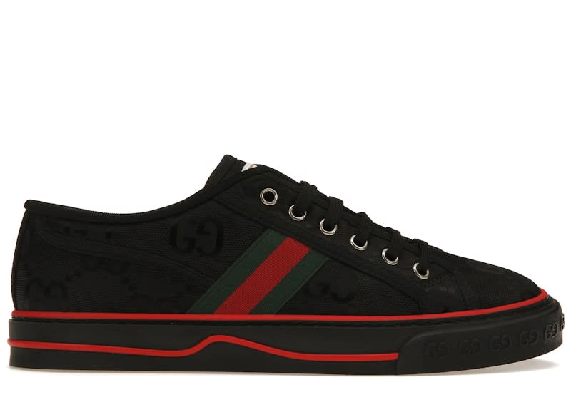 SP12651 Gucci Off The Grid Tennis 1977 Low ECONYL Black GG Green Red