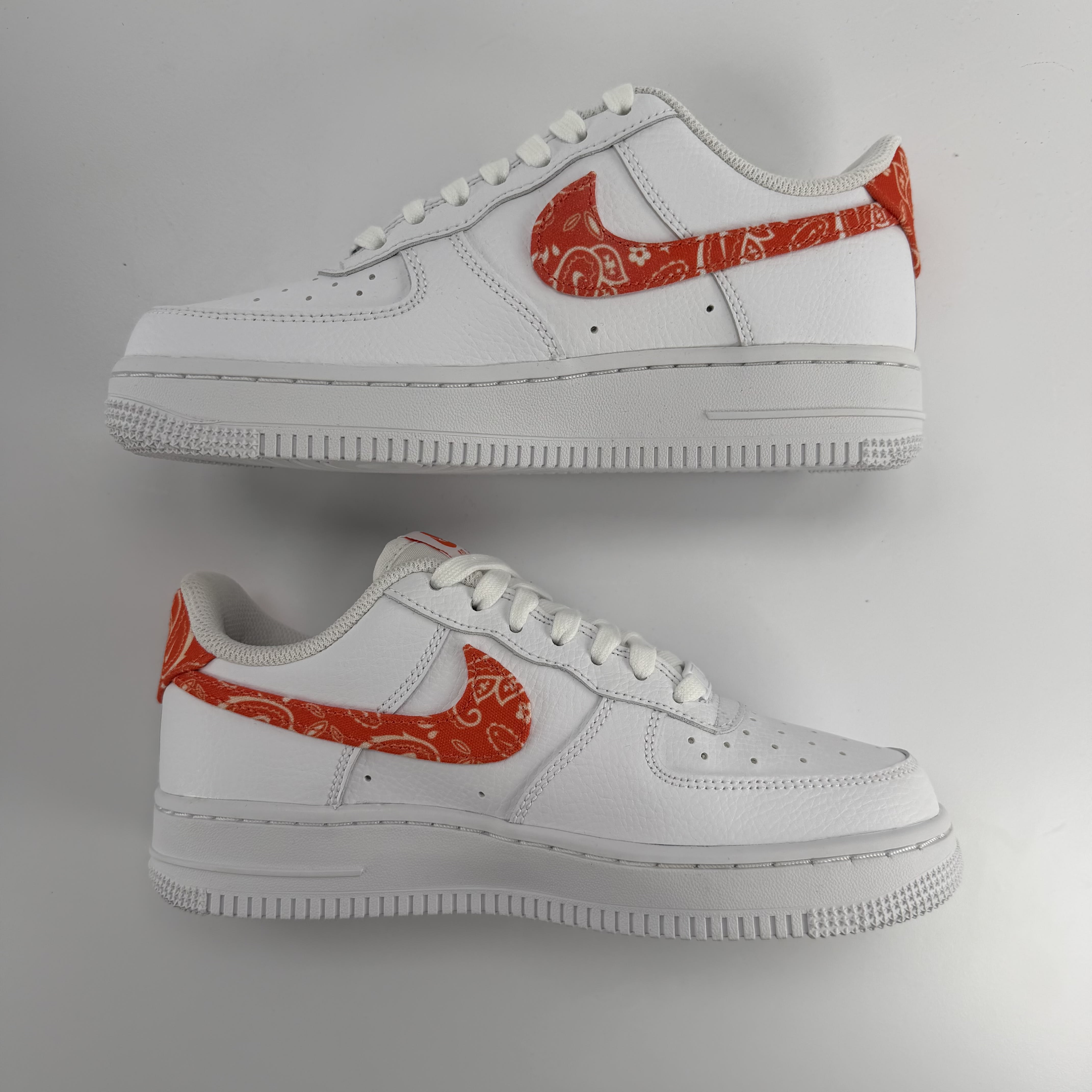 340631 Nike Air Force 1 Low Orange Paisley (Women's)