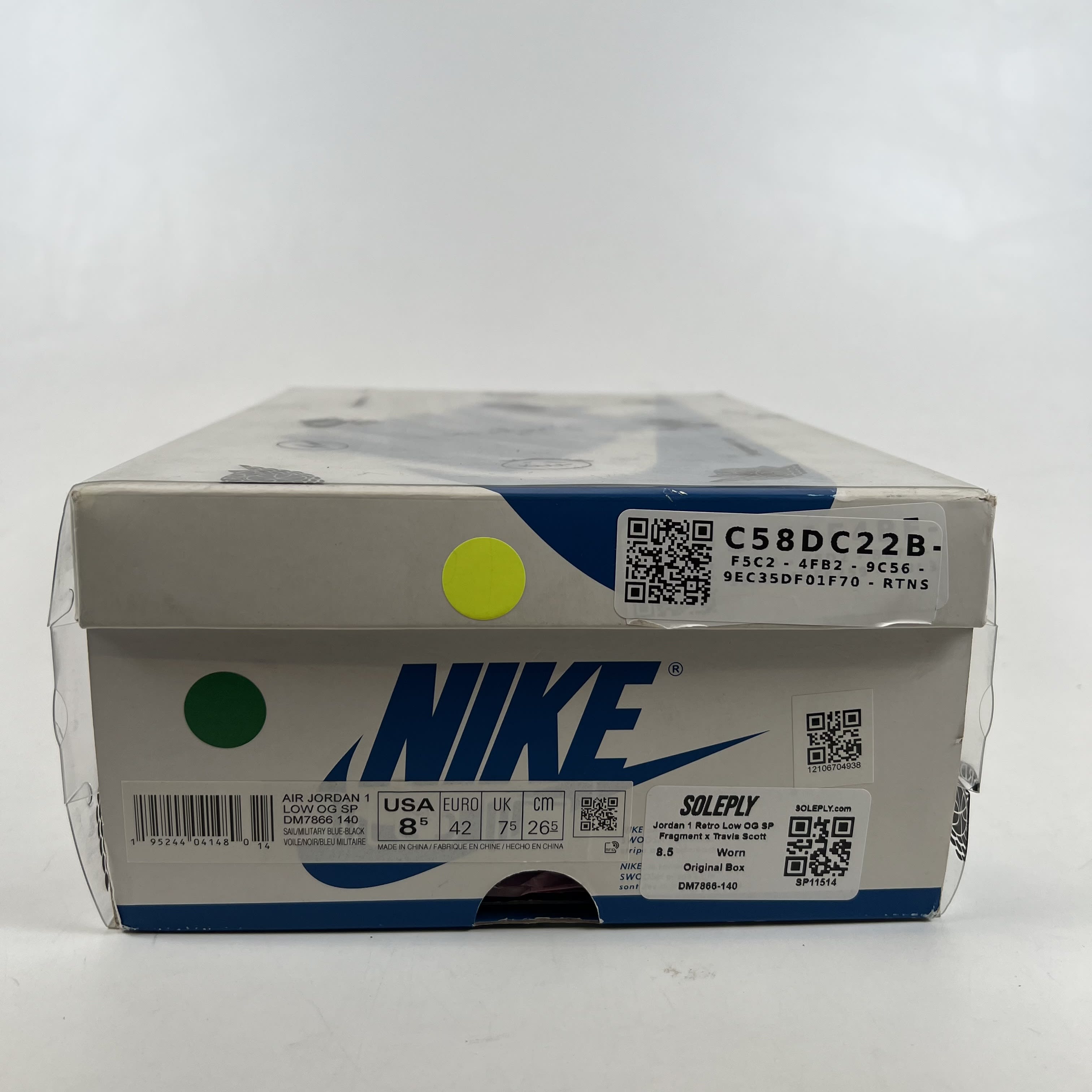 SP11514 Jordan 1 Retro Low OG SP Fragment x Travis Scott