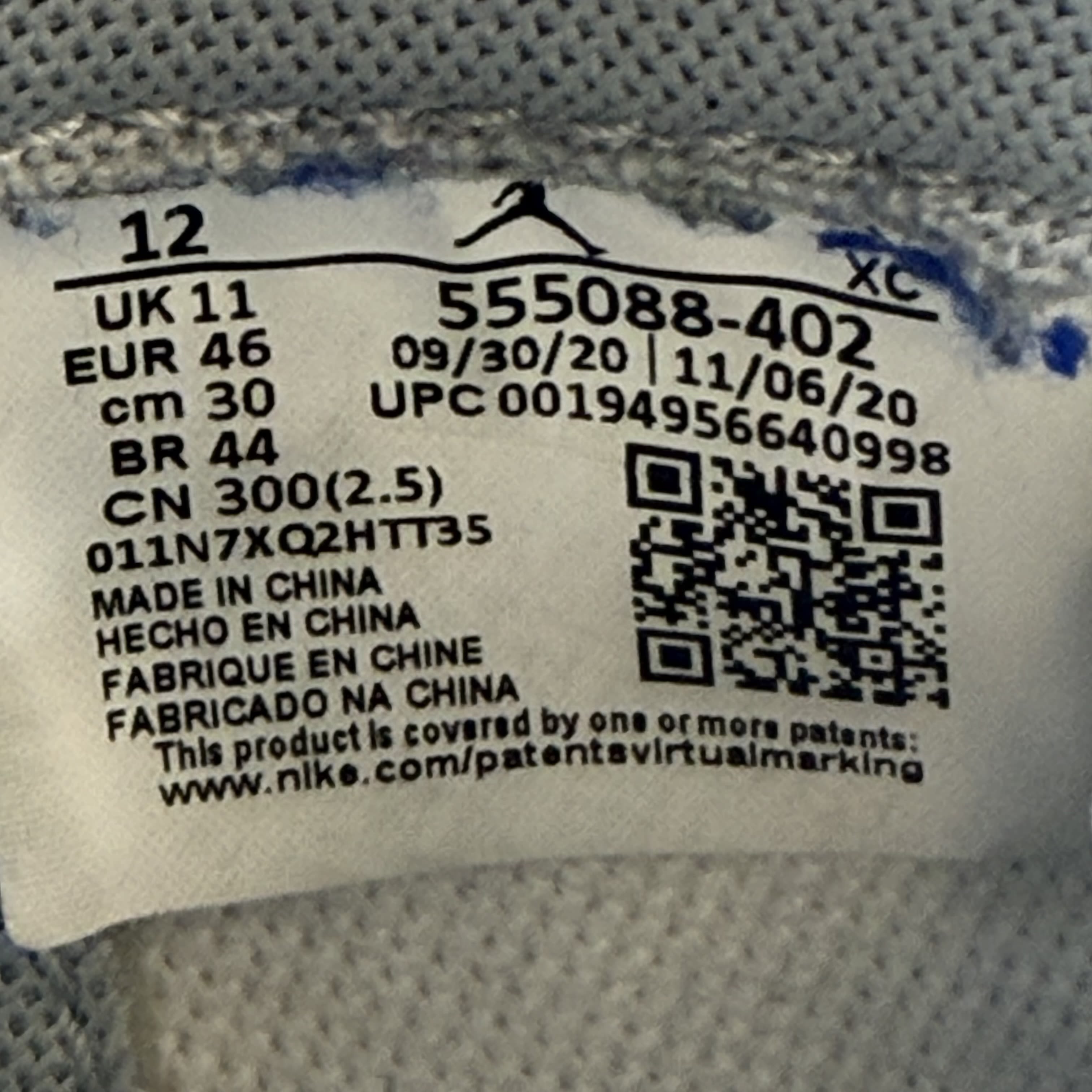 657447 Jordan 1 Retro High OG Hyper Royal