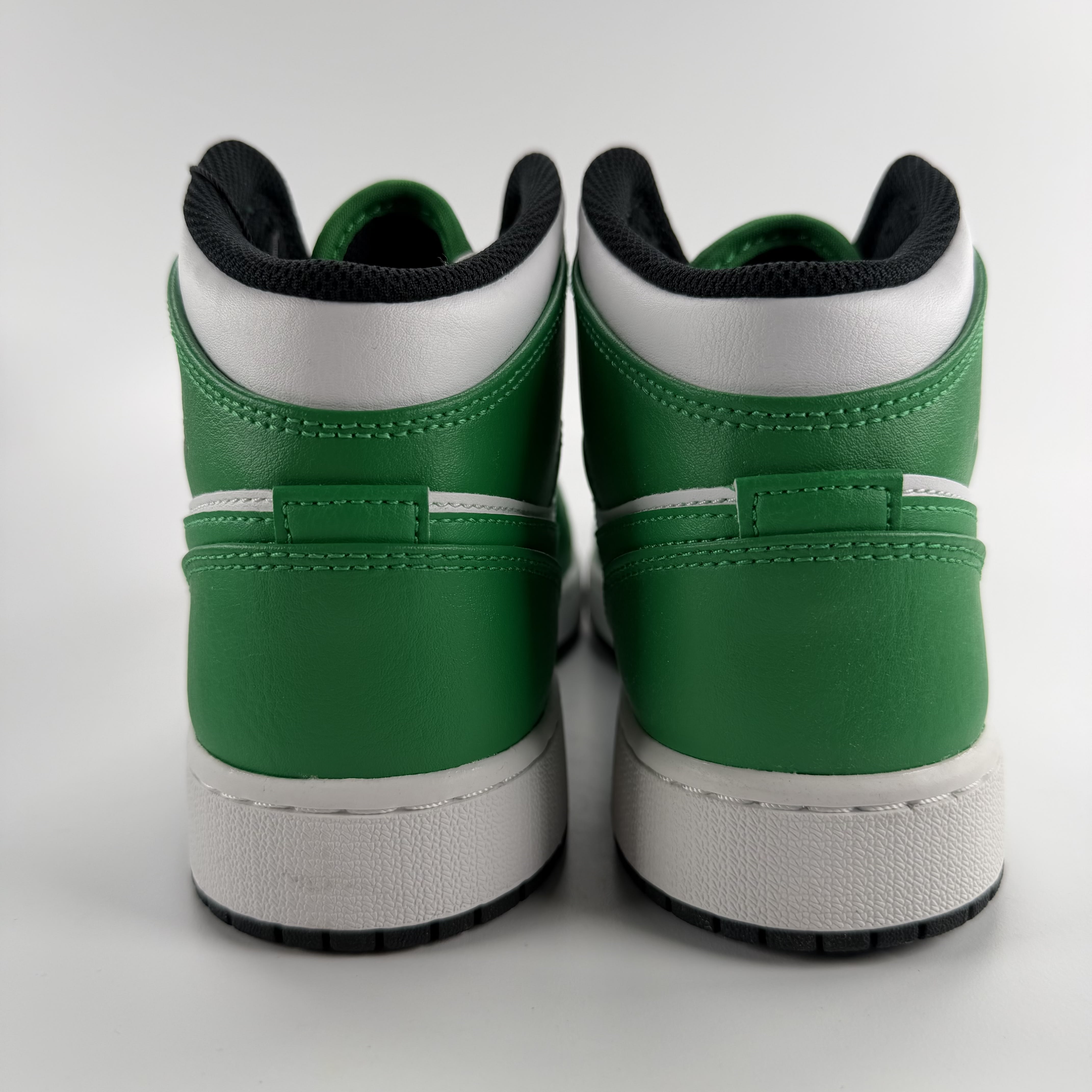 437191 Air Jordan 1 Mid GS 'Lucky Green'