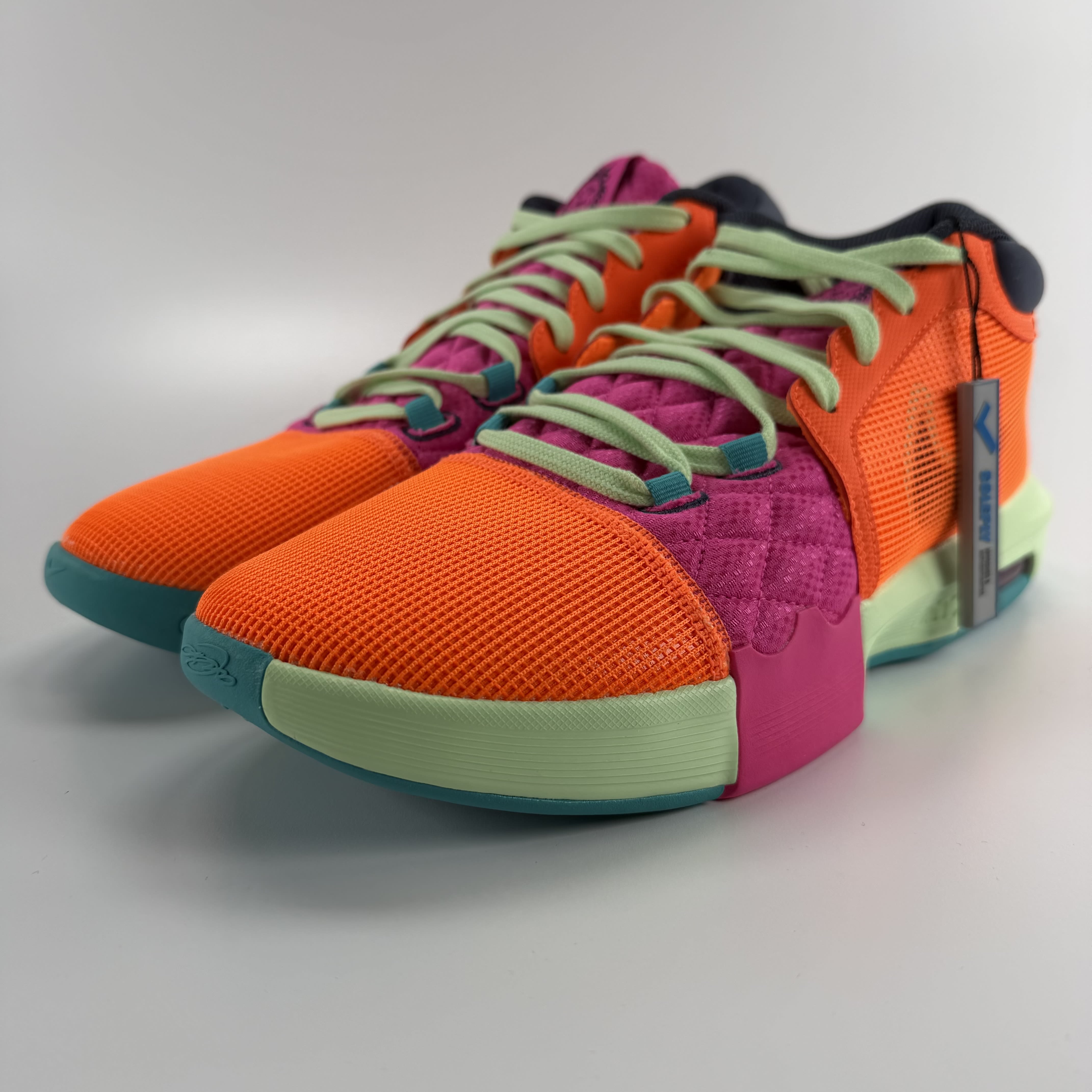 445845 Nike LeBron Witness 8 Total Orange Laser Fuchsia