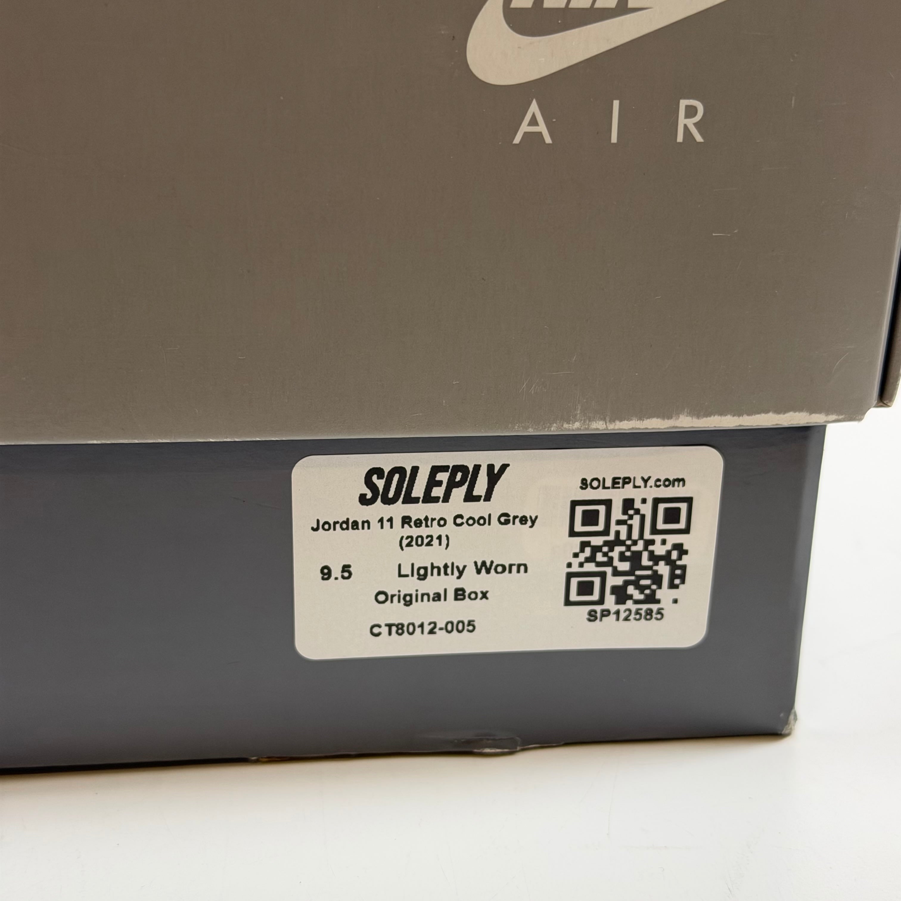 SP12585 Jordan 11 Retro Cool Grey (2021)