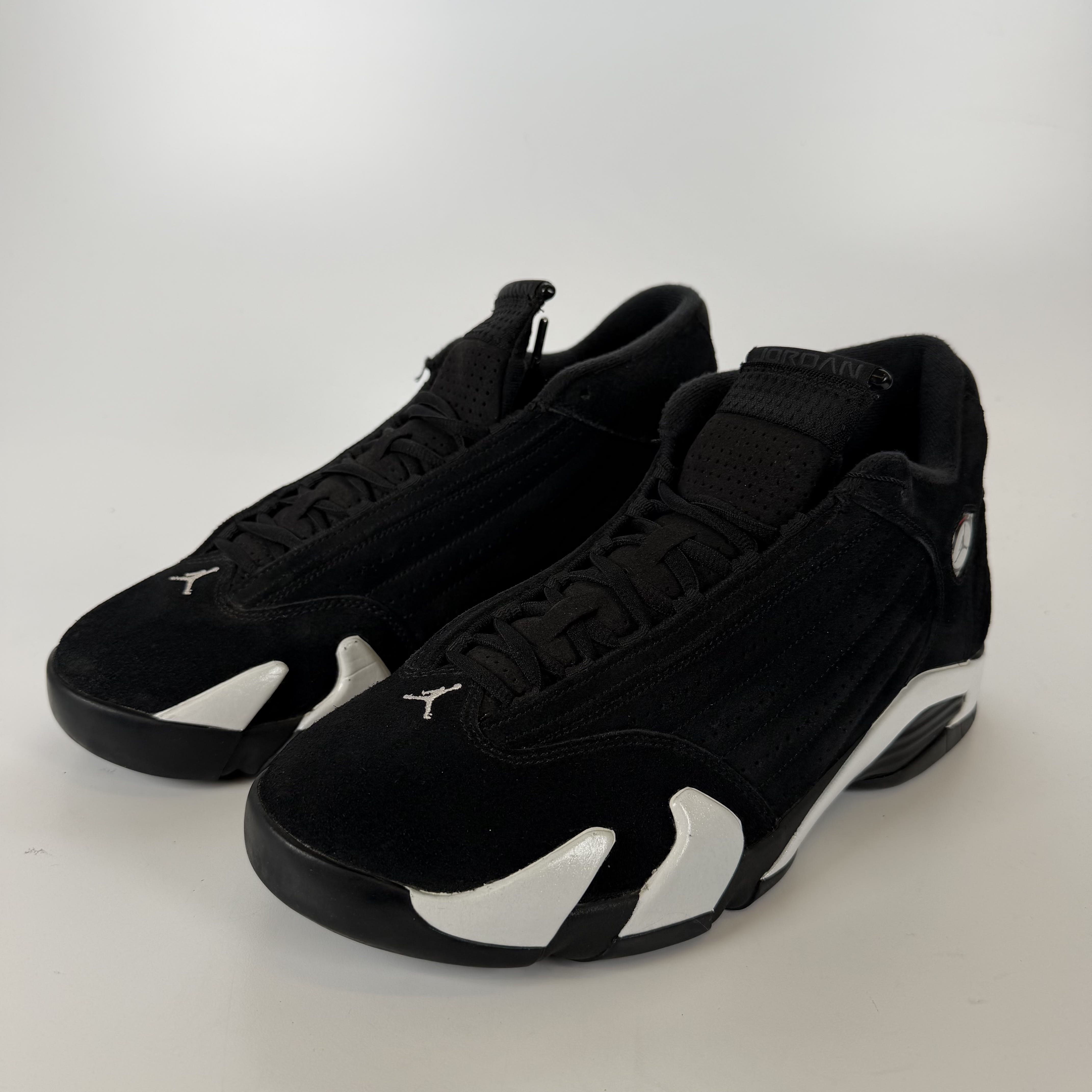 585458 Jordan 14 Retro Black White