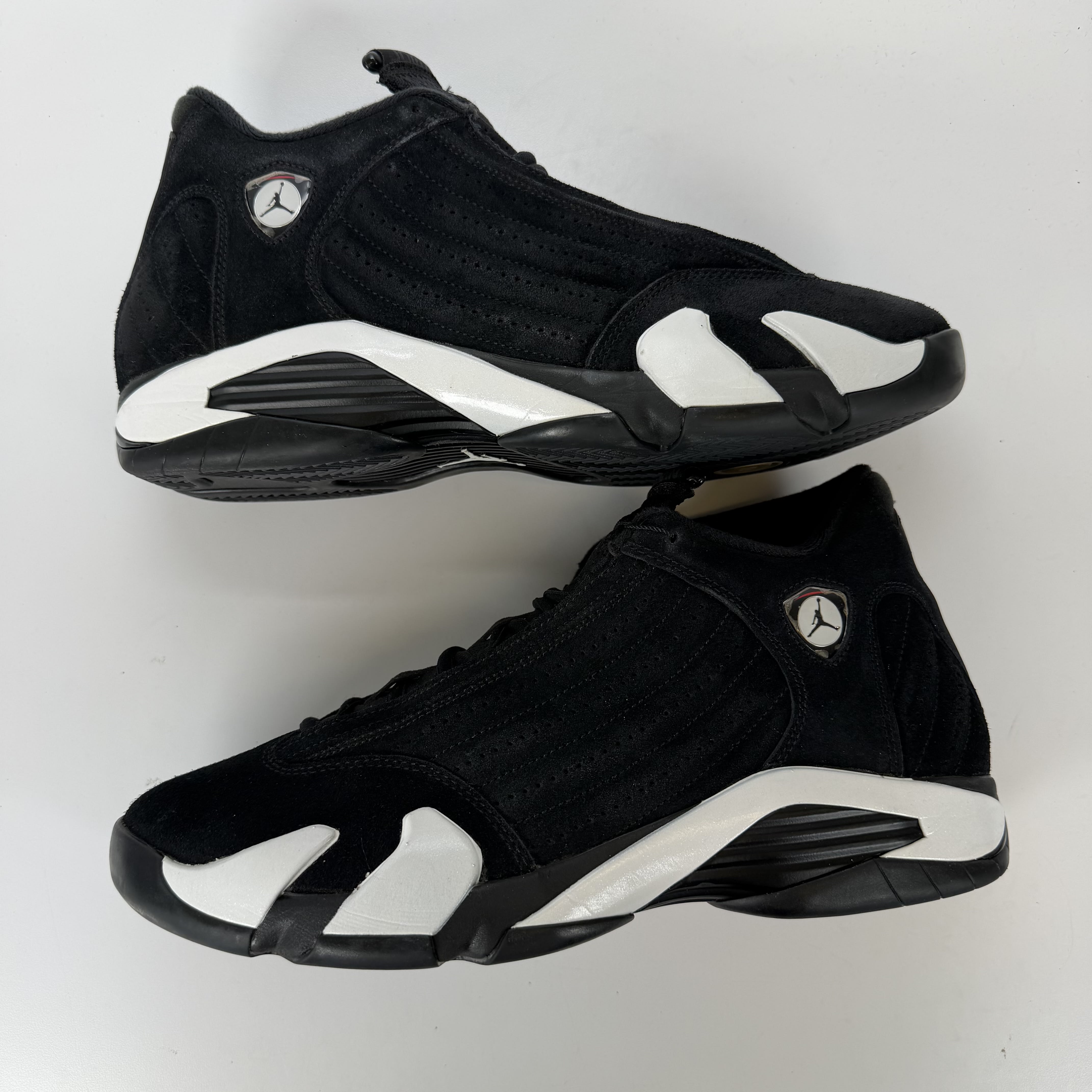 585458 Jordan 14 Retro Black White