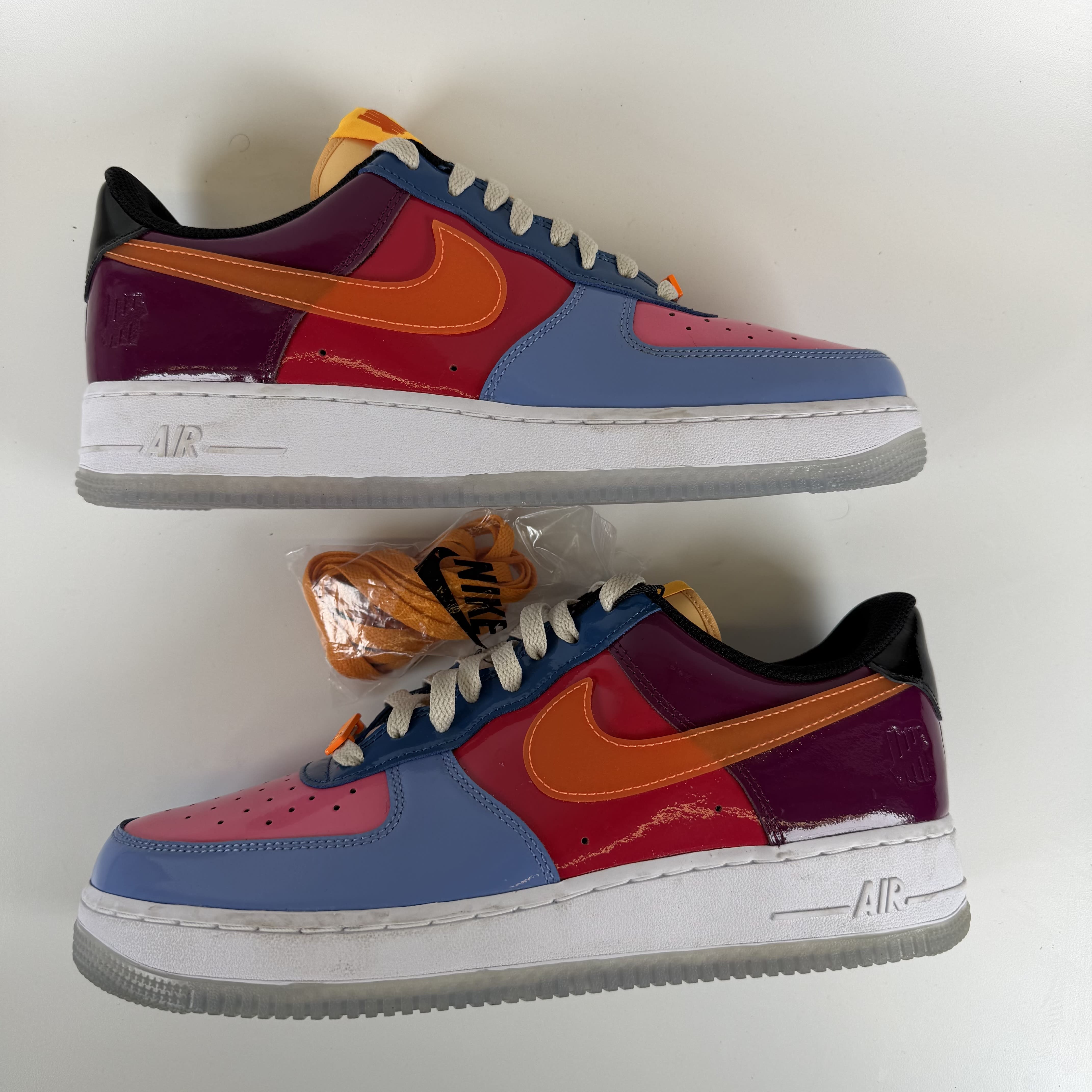 SP6778 Nike Air Force 1 Low SP Undefeated Multi-Patent Total Orange