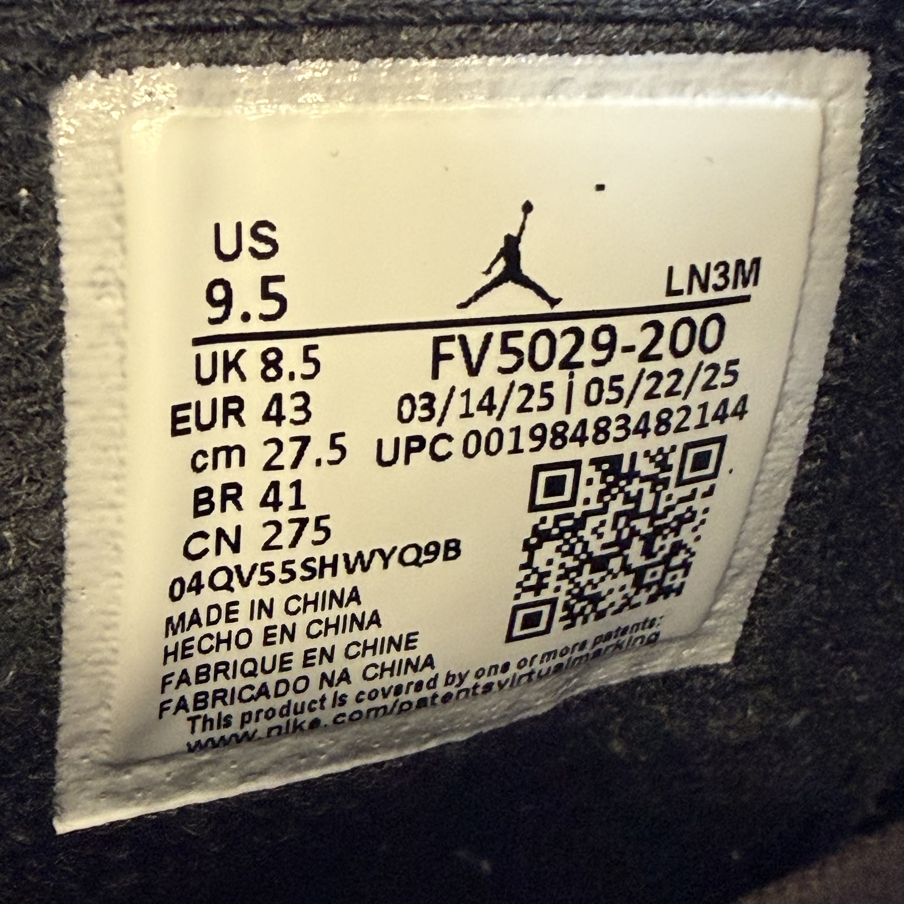 SP13033 Jordan 4 Retro Cave Stone