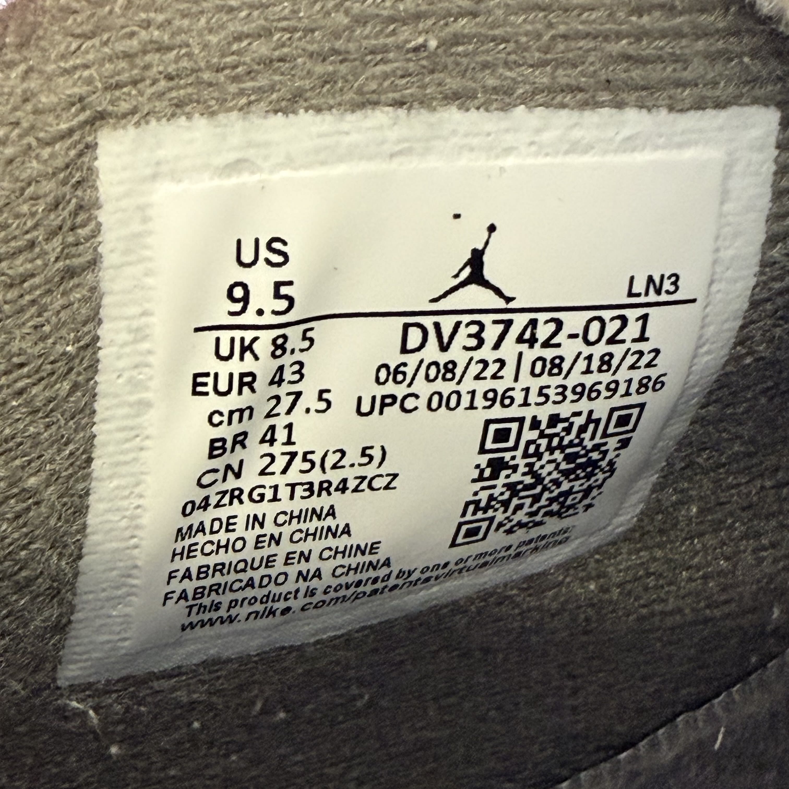 SP13789 Jordan 4 Retro SE Craft Photon Dust