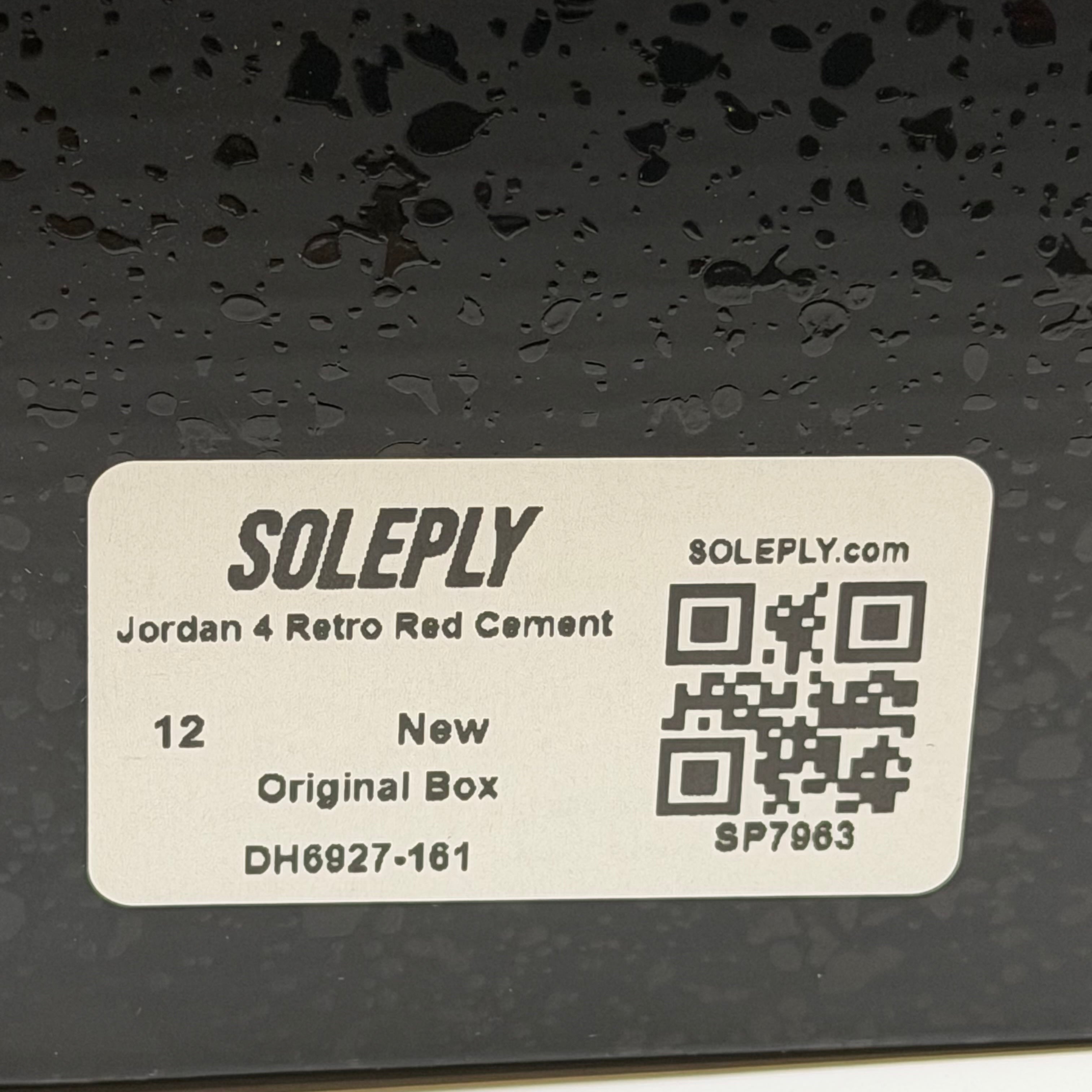 SP7963 Jordan 4 Retro Red Cement
