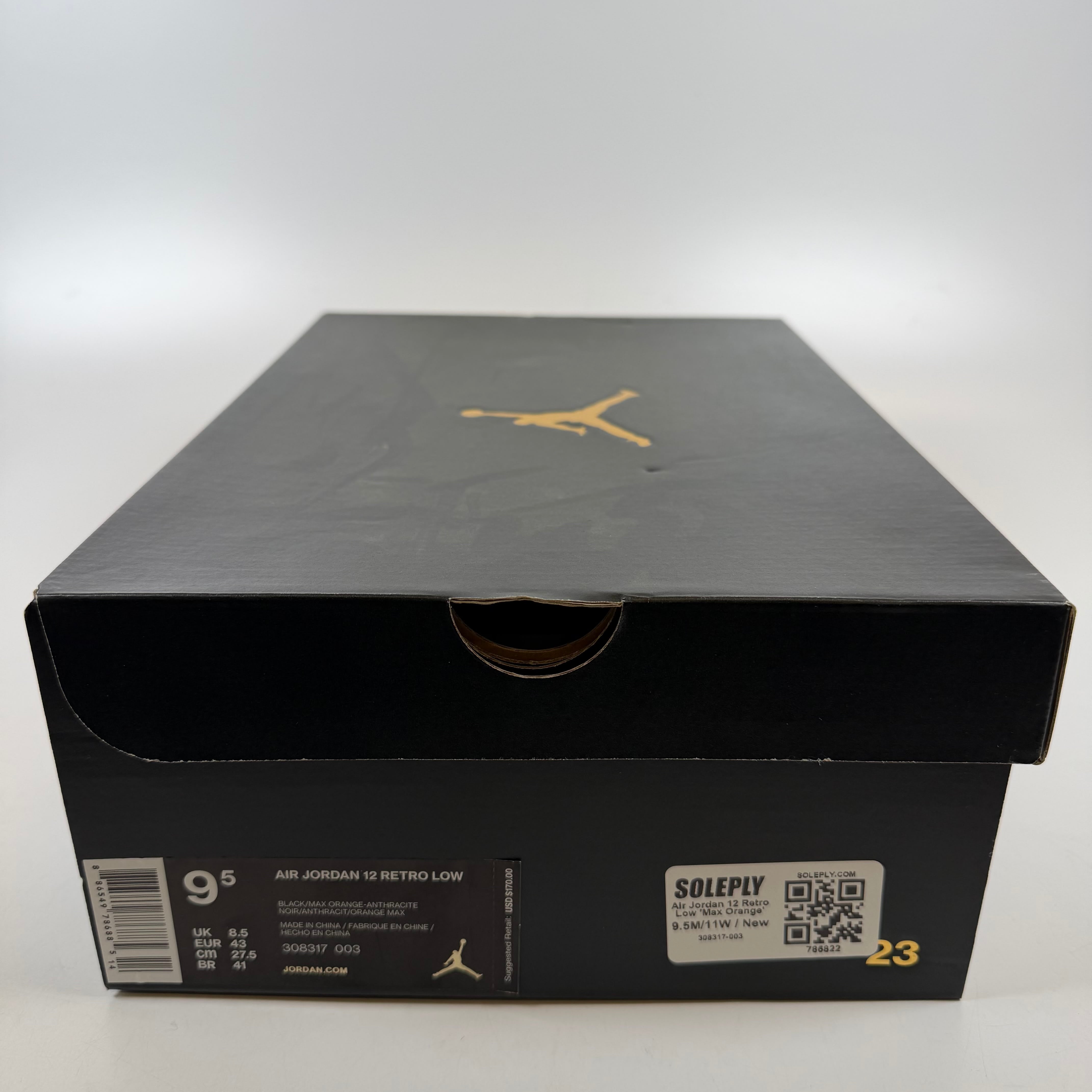 786822 Air Jordan 12 Retro Low 'Max Orange'