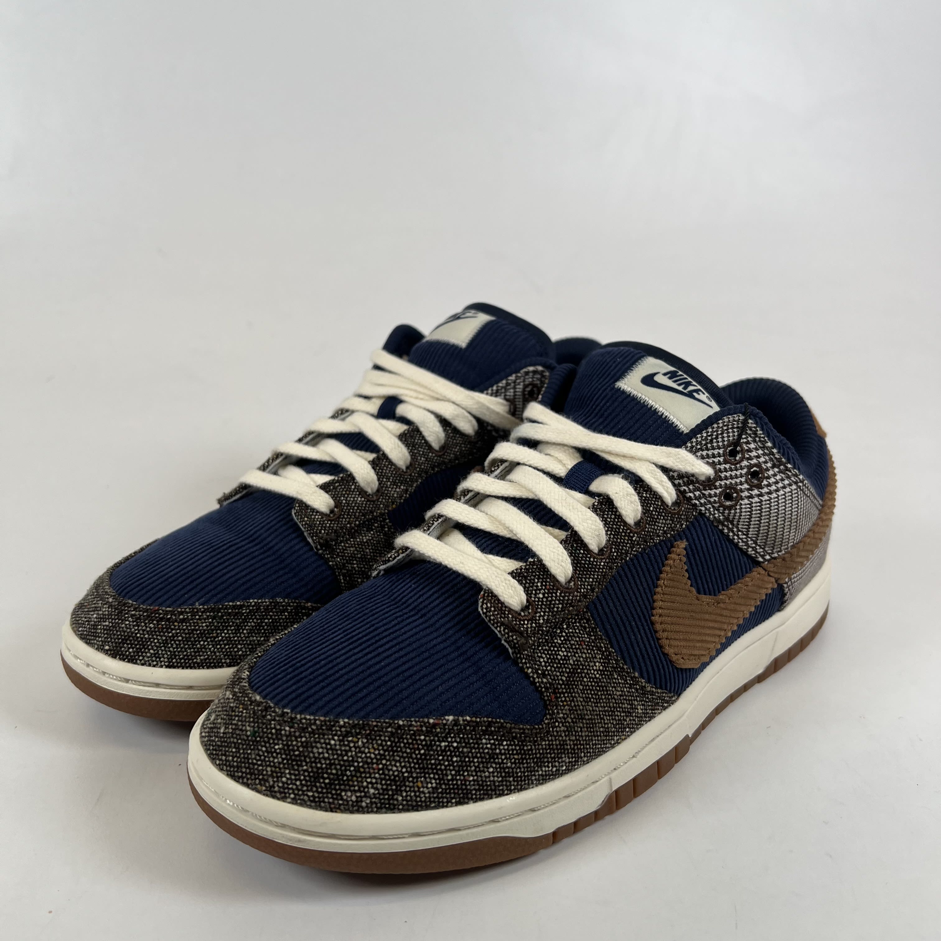 SP13448 Nike Dunk Low Tweed Midnight Navy Corduroy