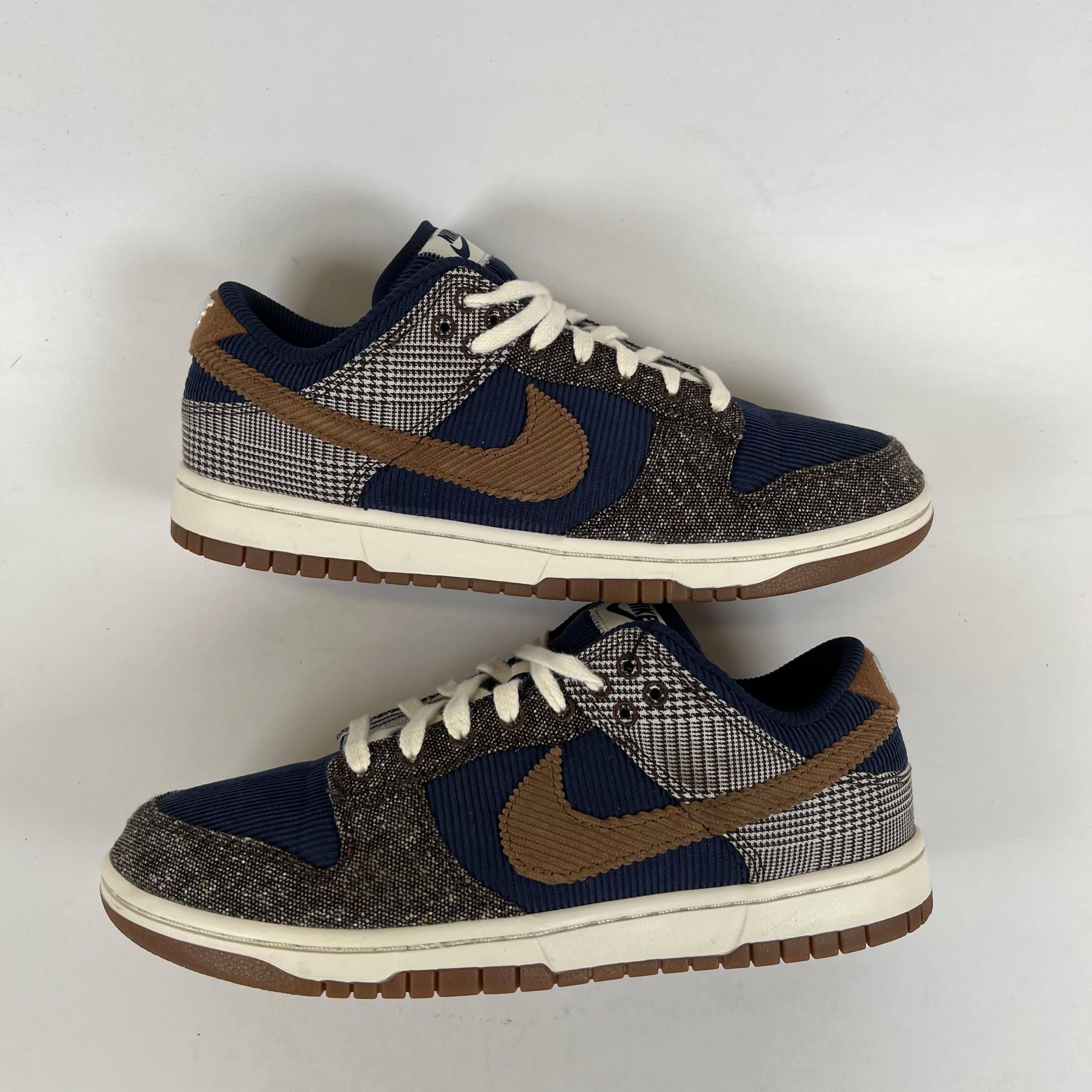 SP13448 Nike Dunk Low Tweed Midnight Navy Corduroy