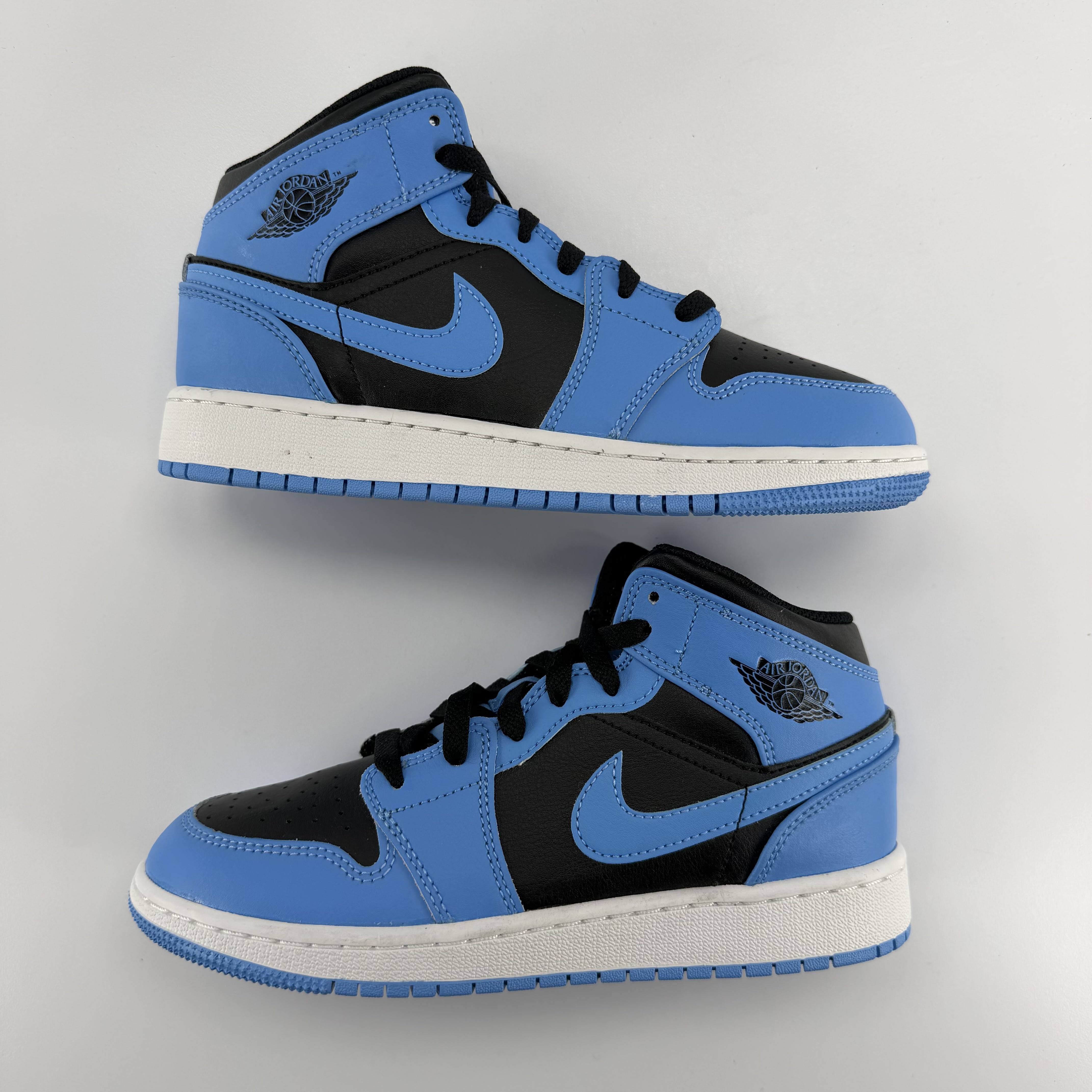 340706 Jordan 1 Mid University Blue Black (GS)