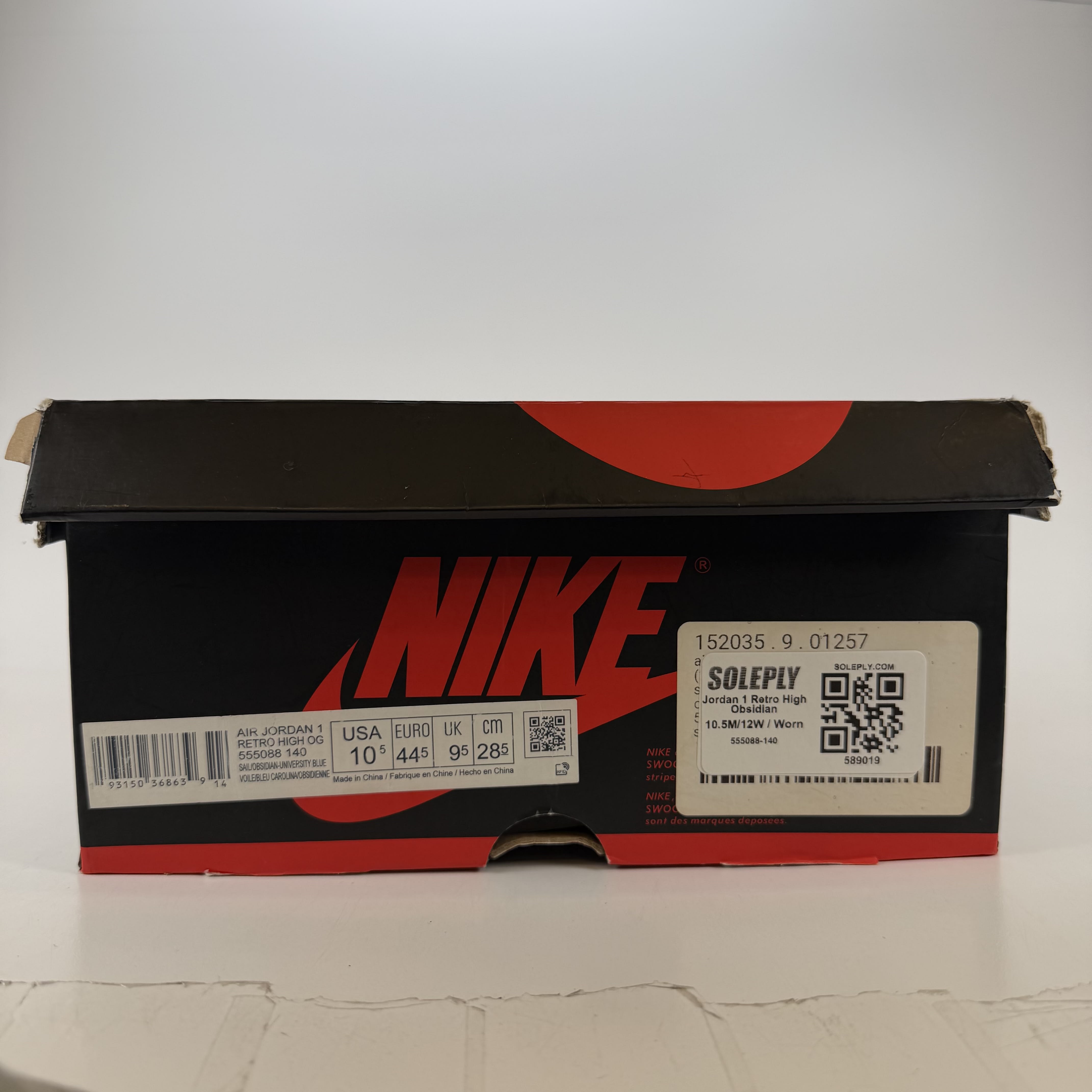 589019 Jordan 1 Retro High Obsidian