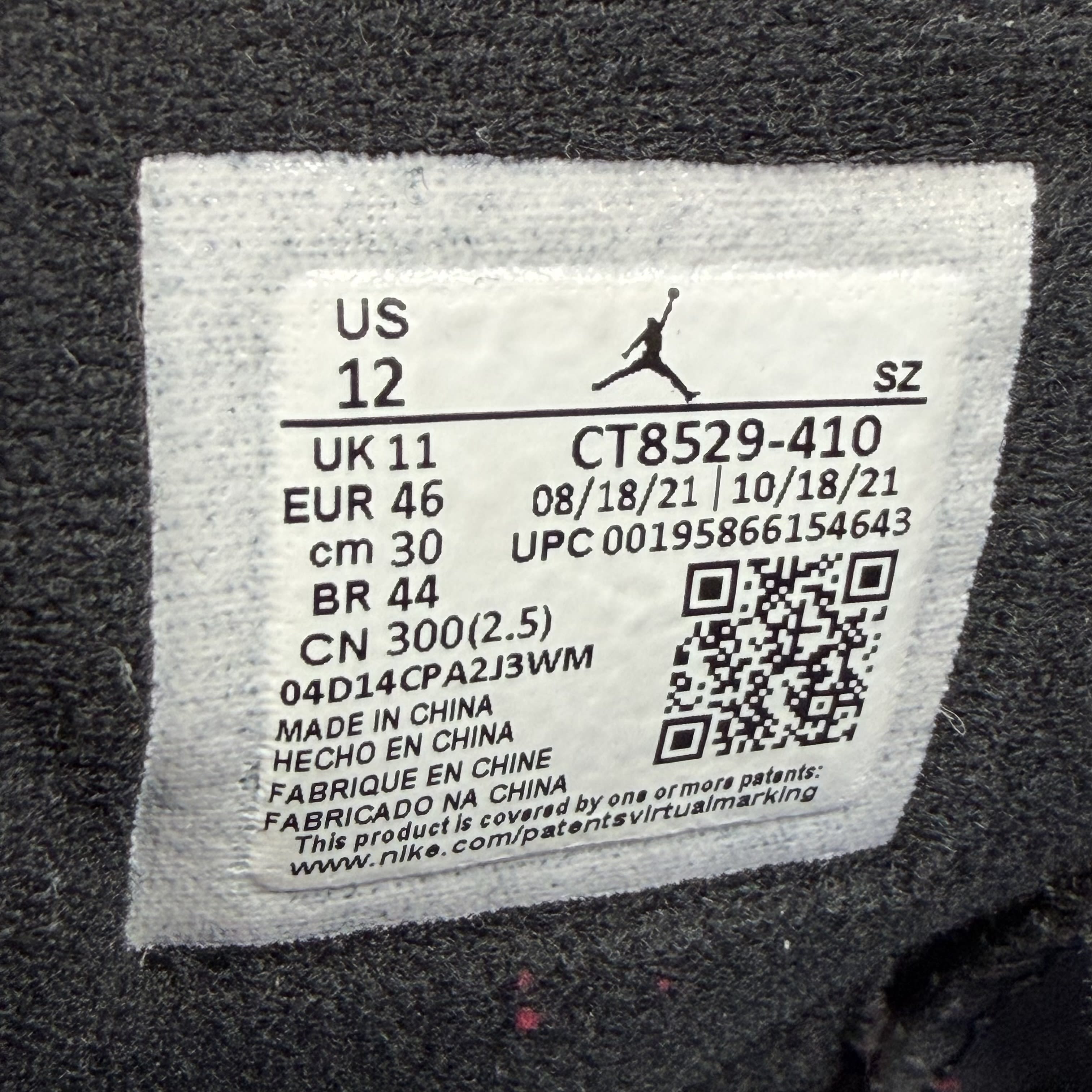 540995 Air Jordan 6 Retro 'UNC Home'