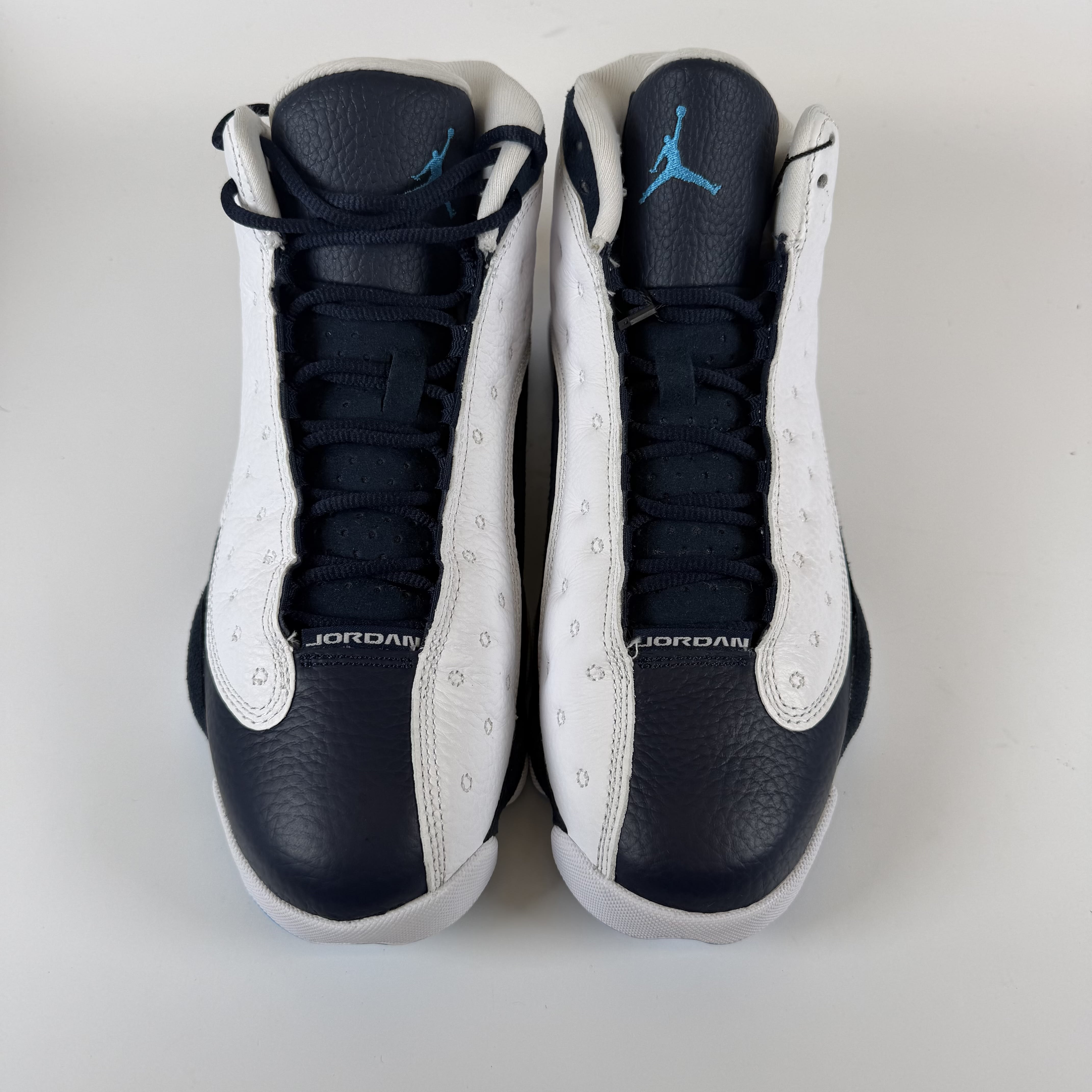823520 Jordan 13 Retro Obsidian Powder Blue White