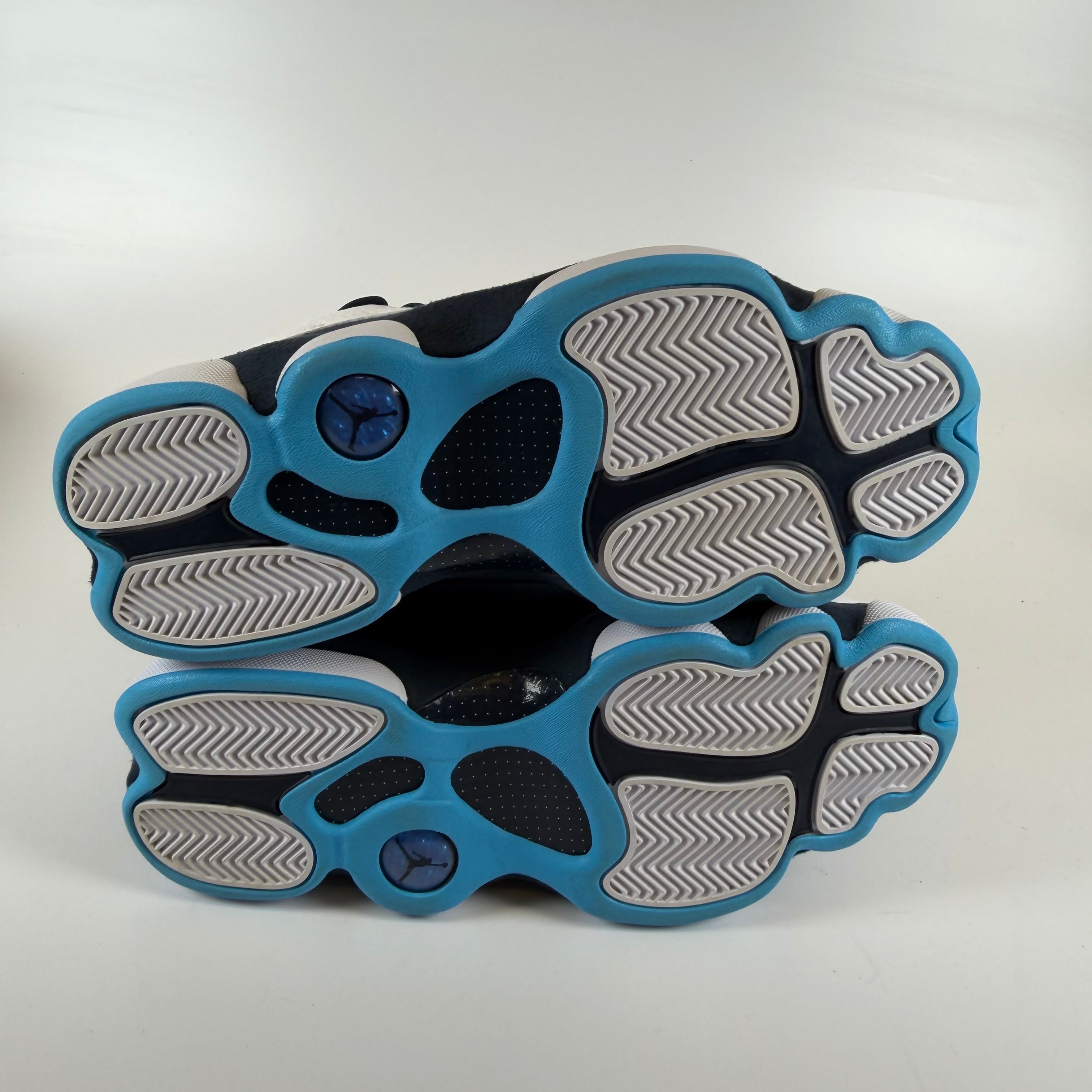 823520 Jordan 13 Retro Obsidian Powder Blue White
