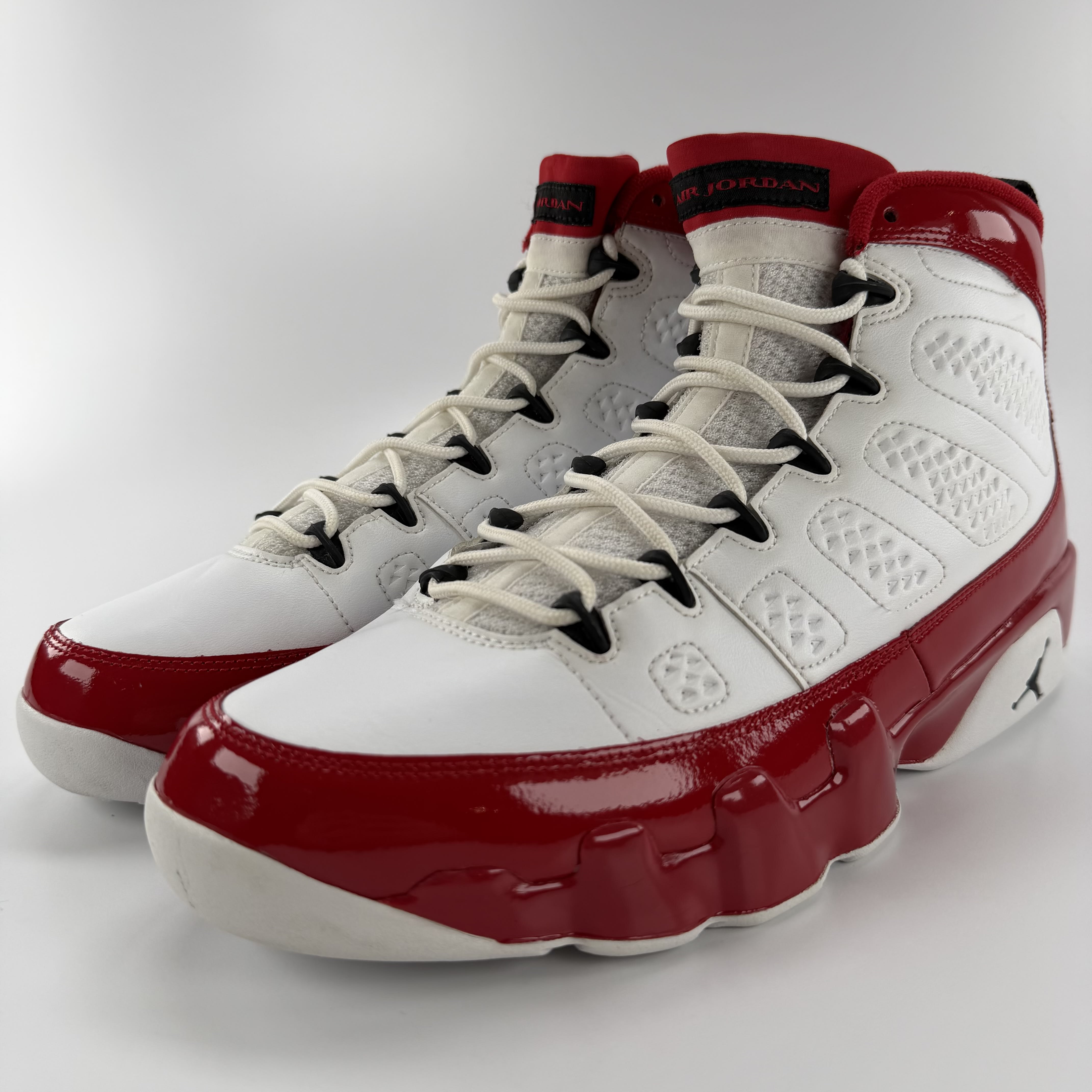 459145 Jordan 9 Retro White Gym Red