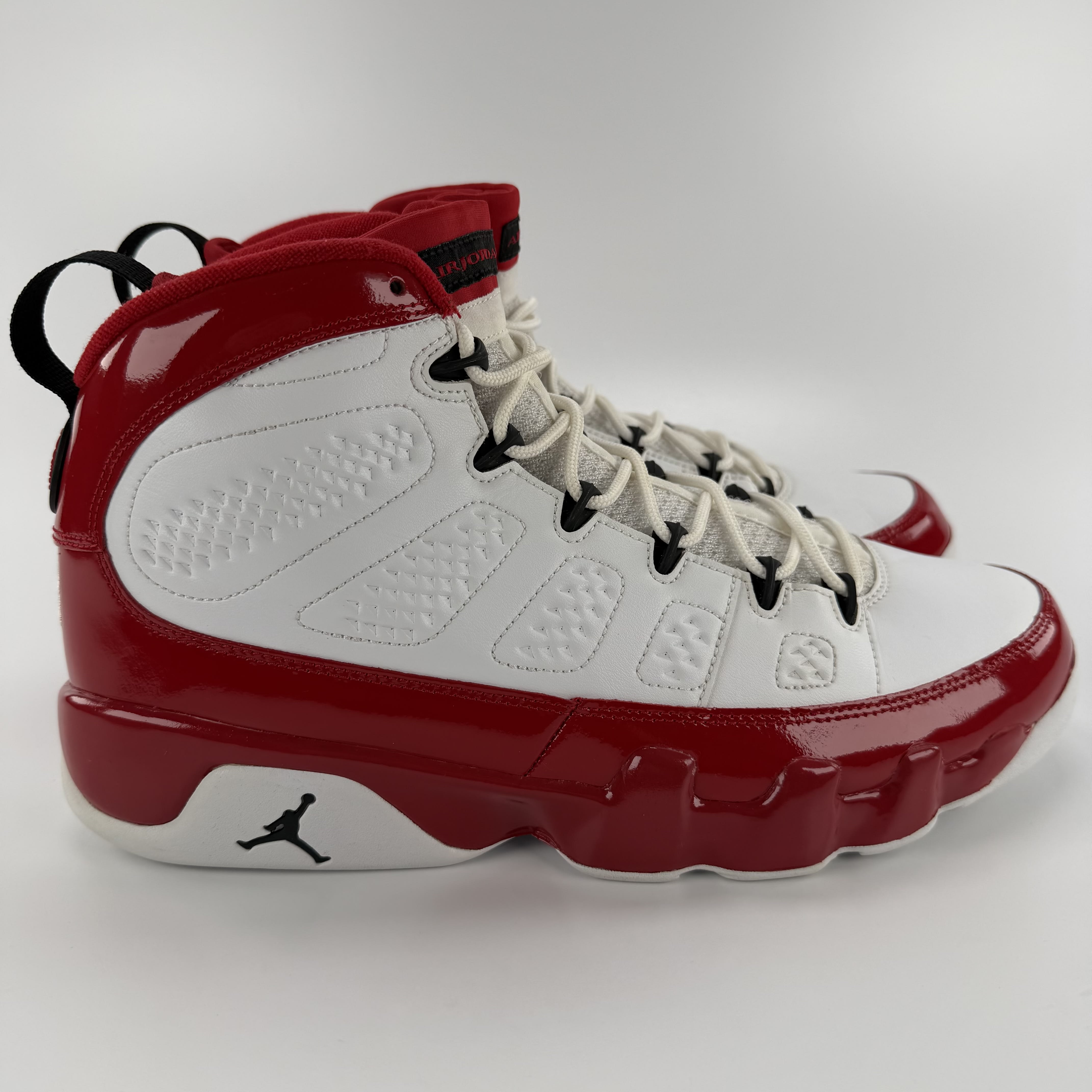 459145 Jordan 9 Retro White Gym Red