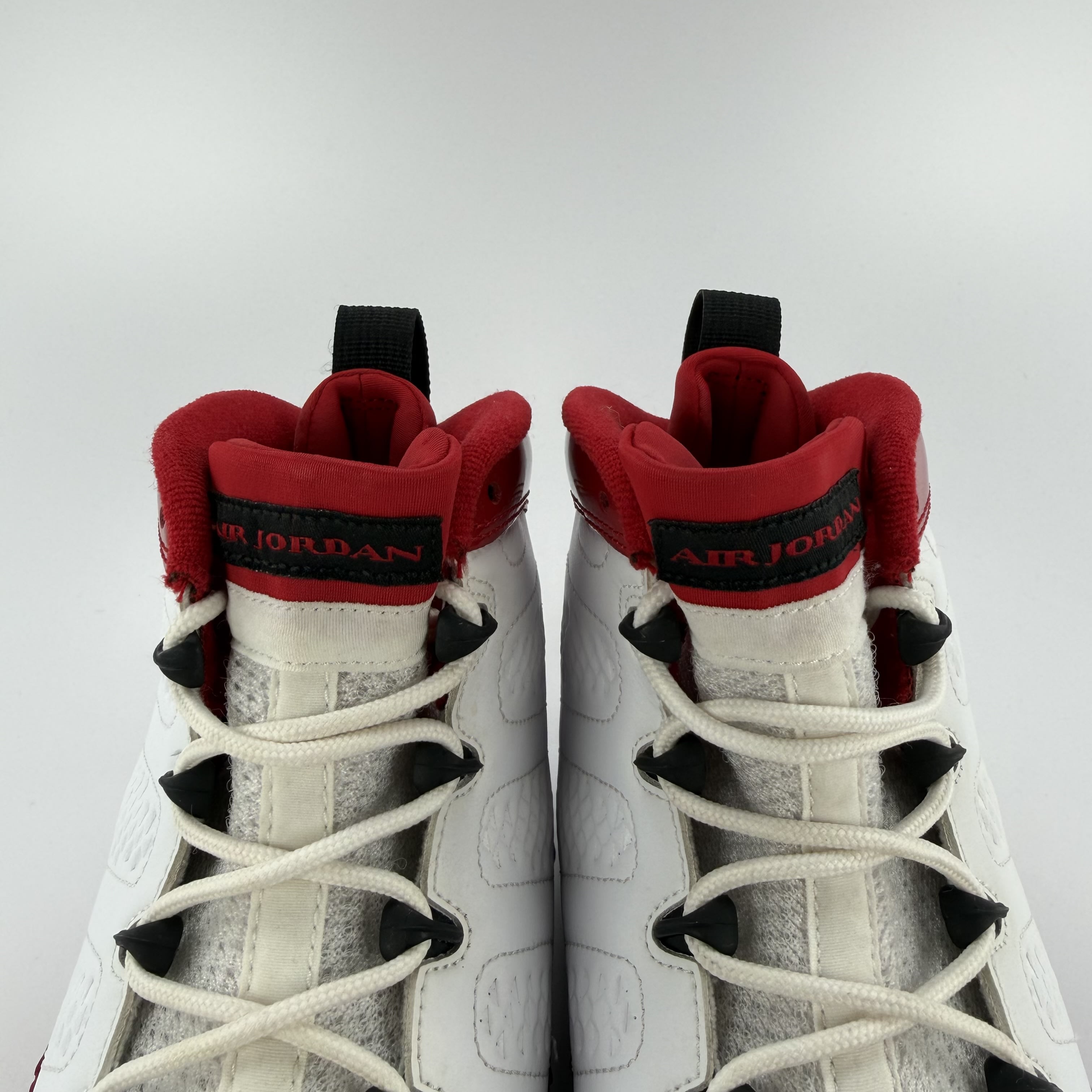 459145 Jordan 9 Retro White Gym Red