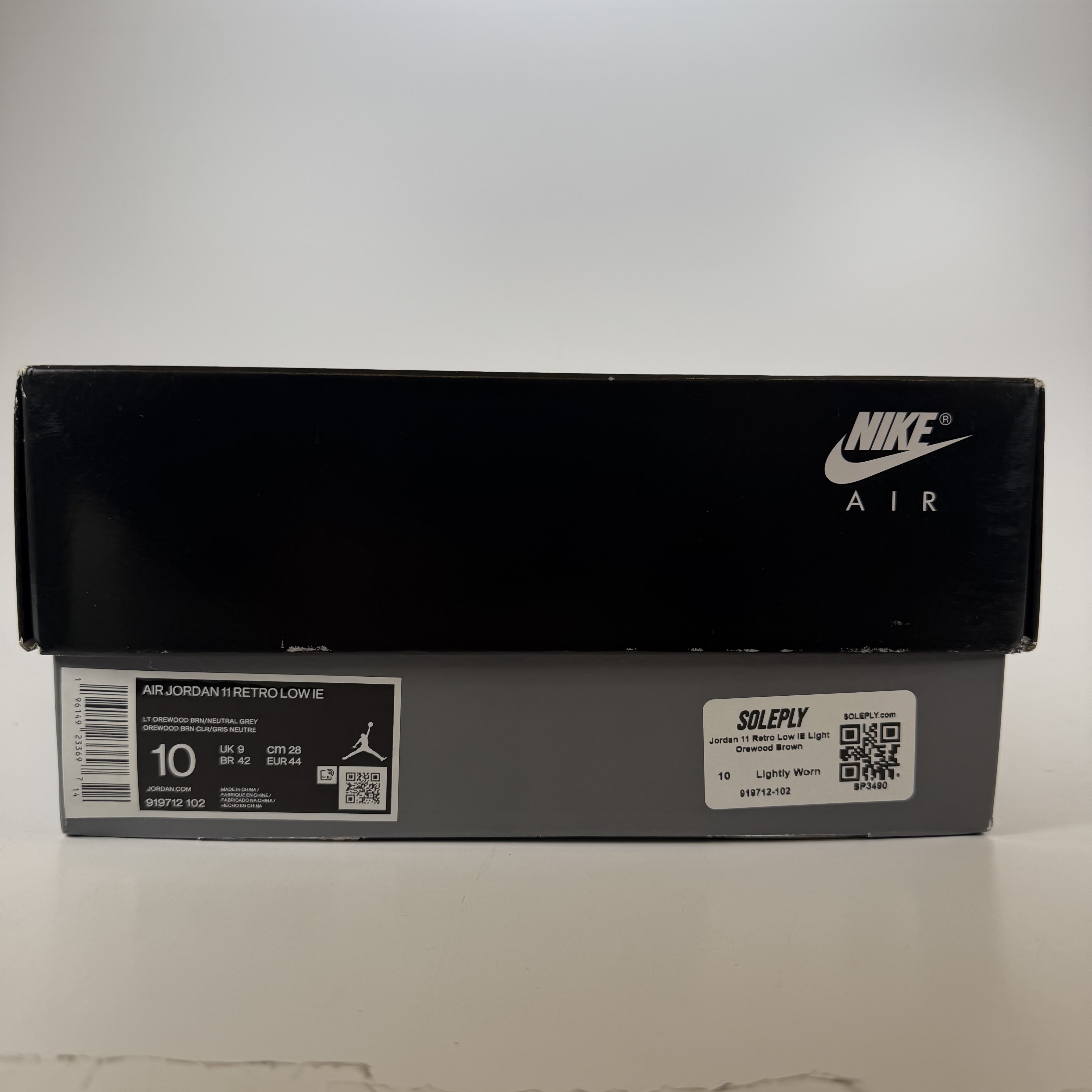 SP3490 Jordan 11 Retro Low IE Light Orewood Brown