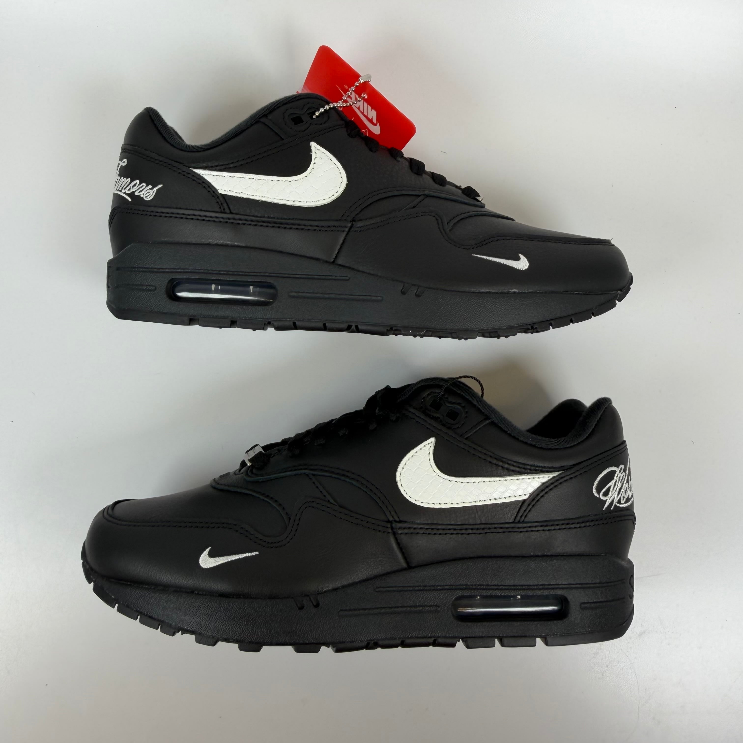 SP9615 Nike Air Max 1 '87 SP Supreme Black White