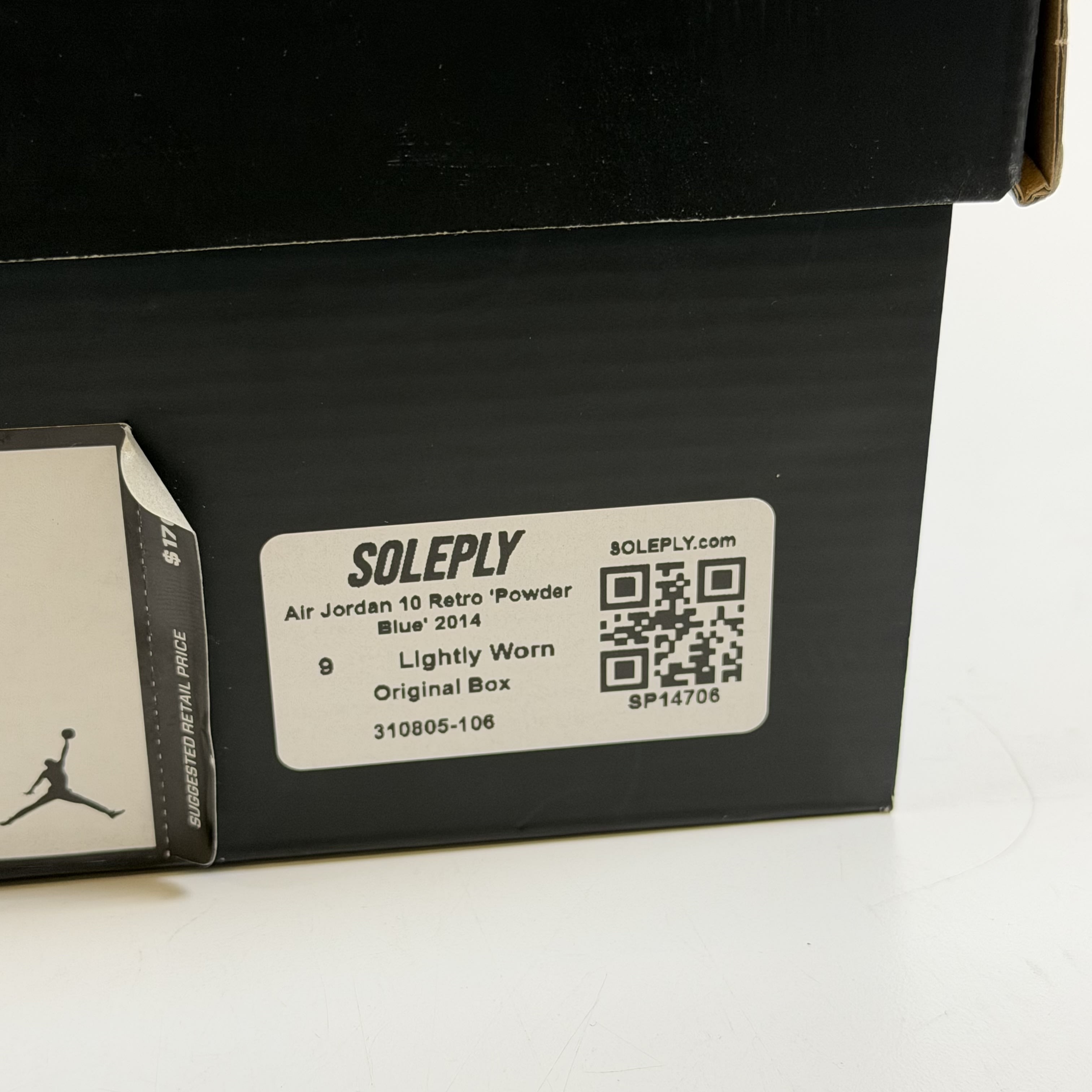SP14706 Air Jordan 10 Retro 'Powder Blue' 2014