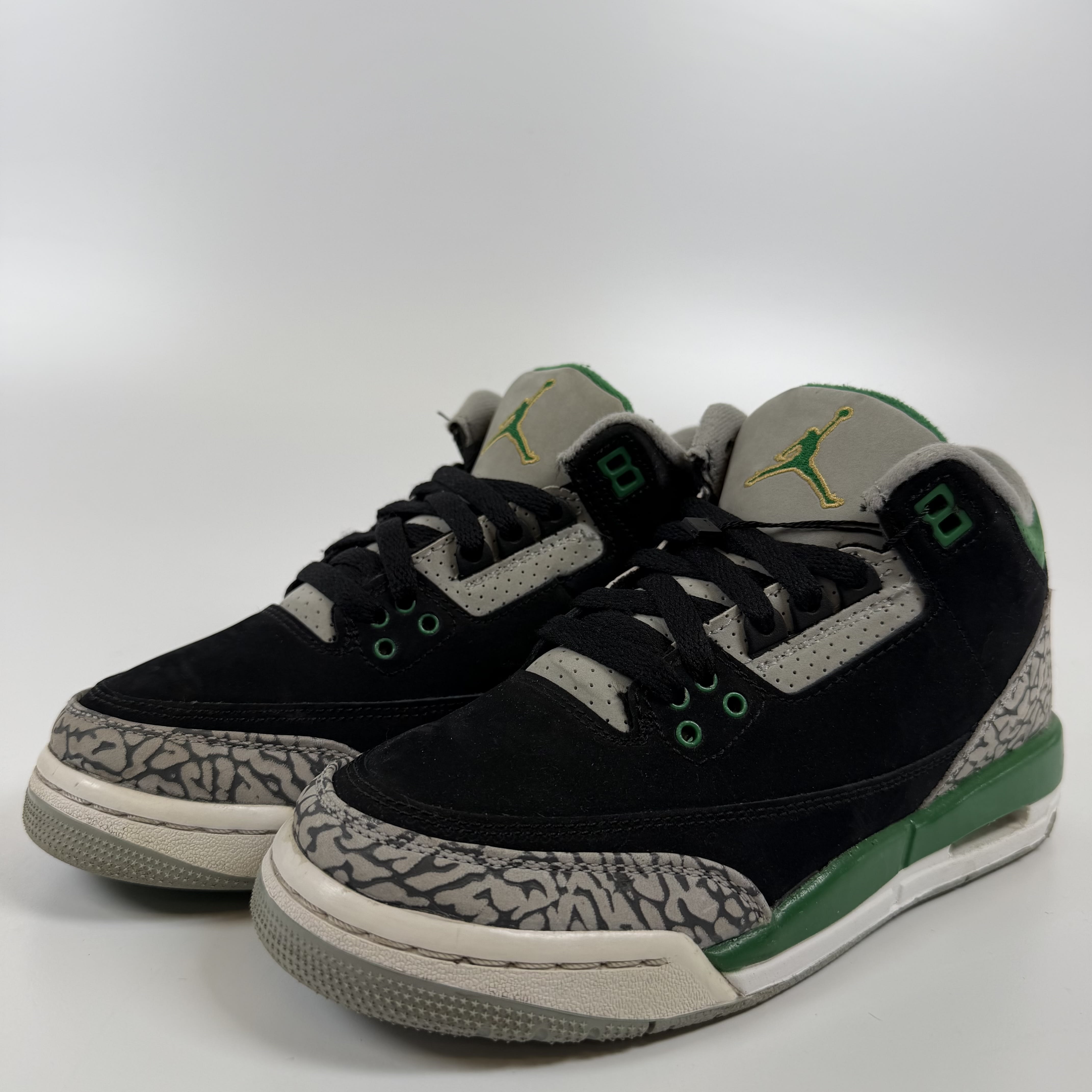 604603 Air Jordan 3 Retro GS 'Pine Green'