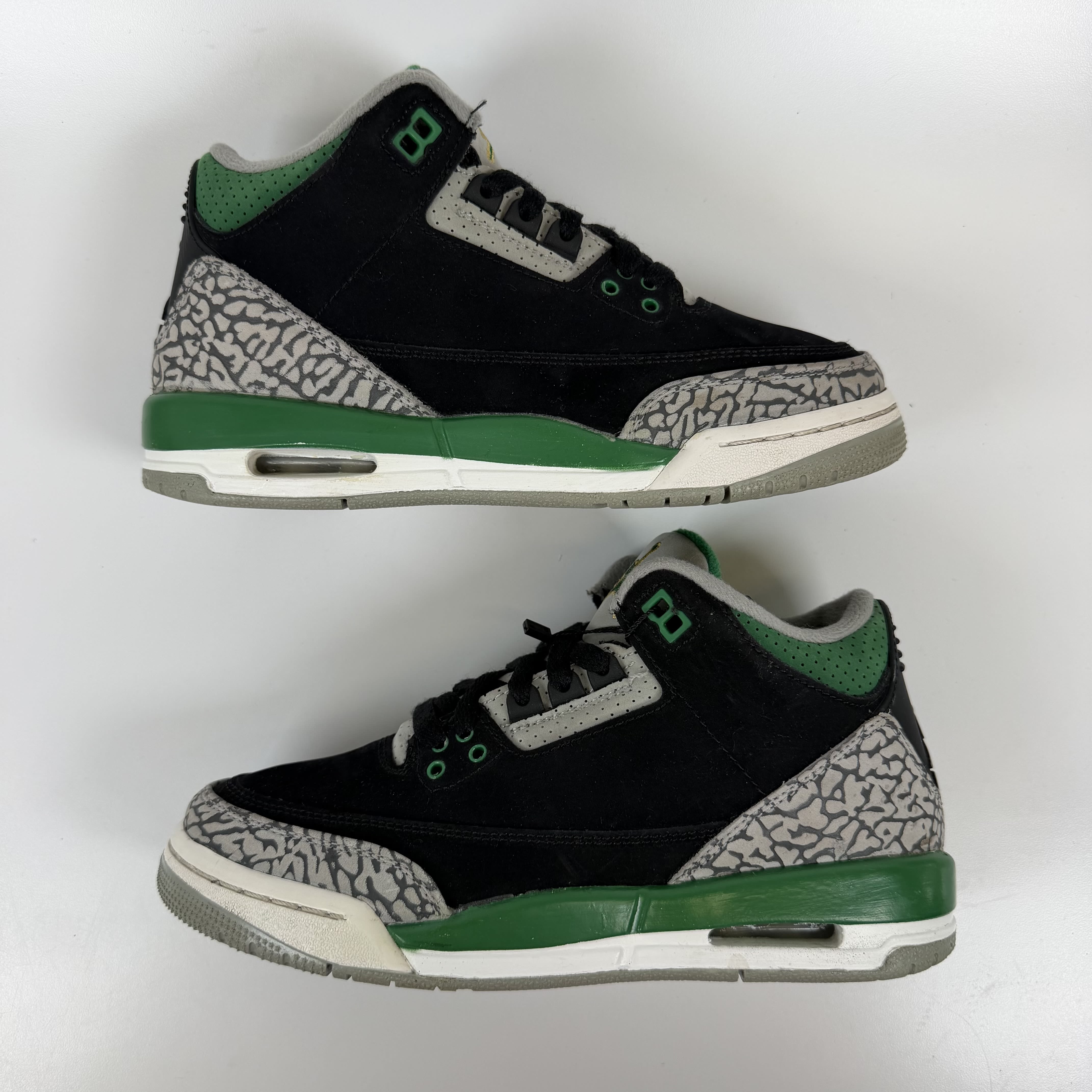 604603 Air Jordan 3 Retro GS 'Pine Green'