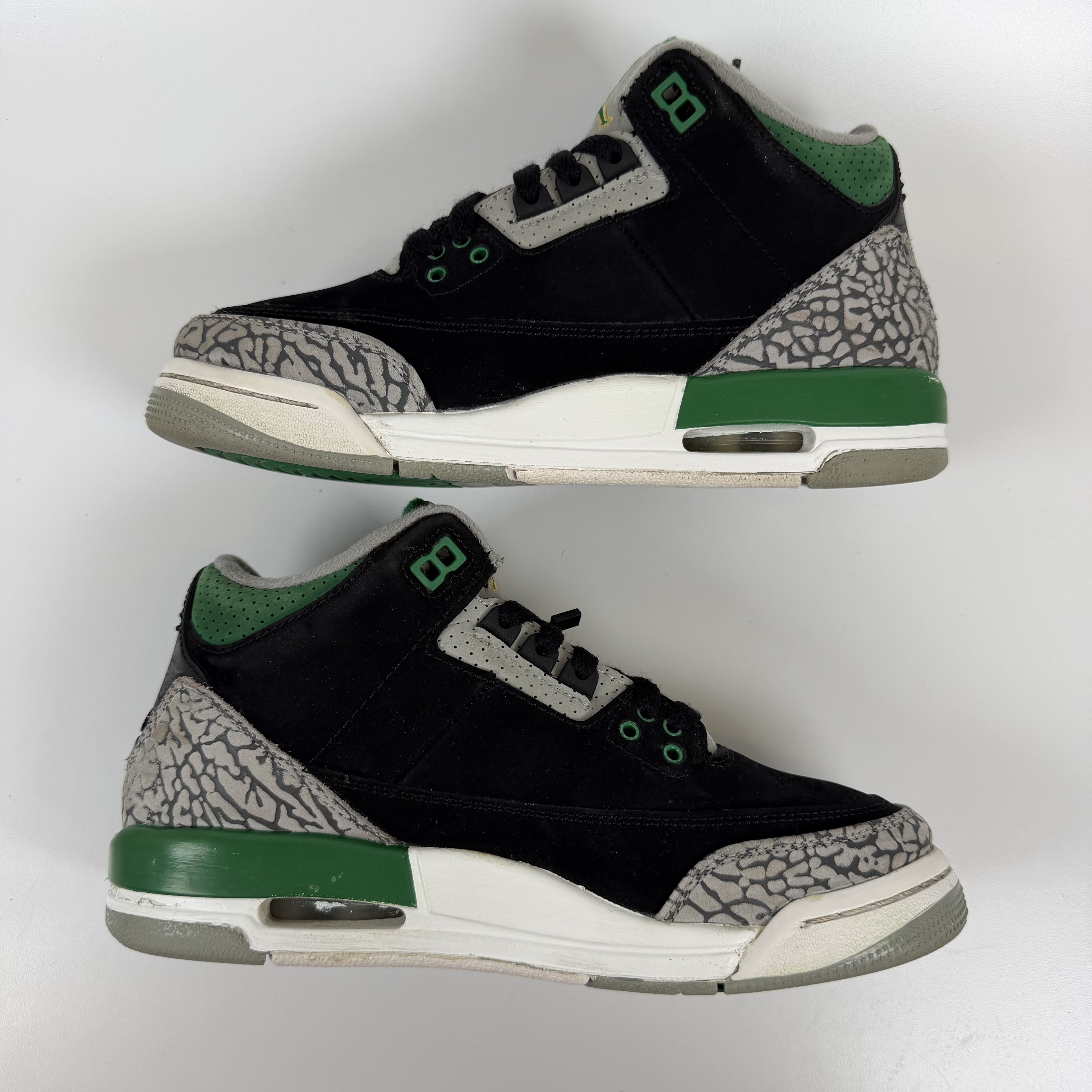 604603 Air Jordan 3 Retro GS 'Pine Green'