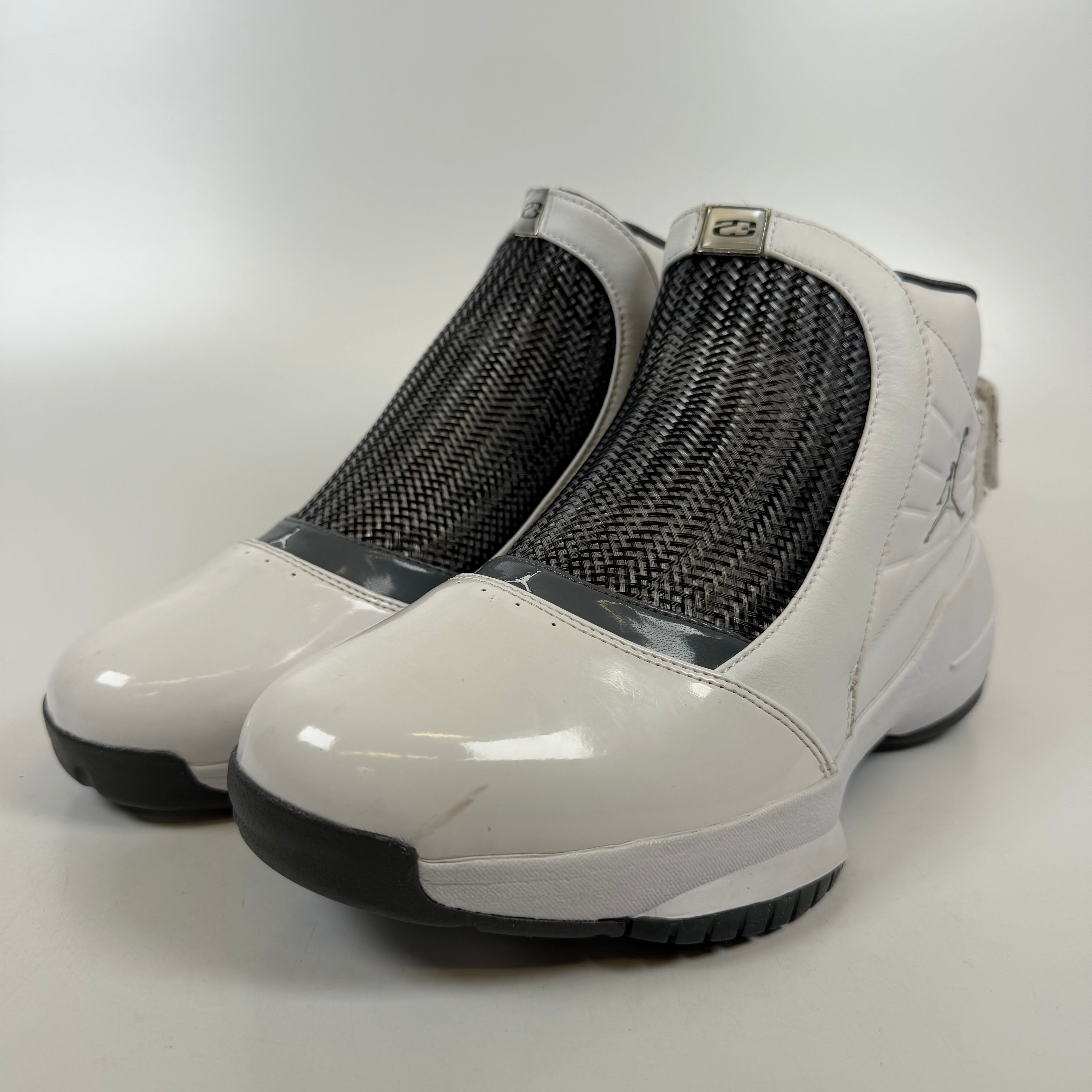 SP11332 Jordan 19 Retro White Flint Grey