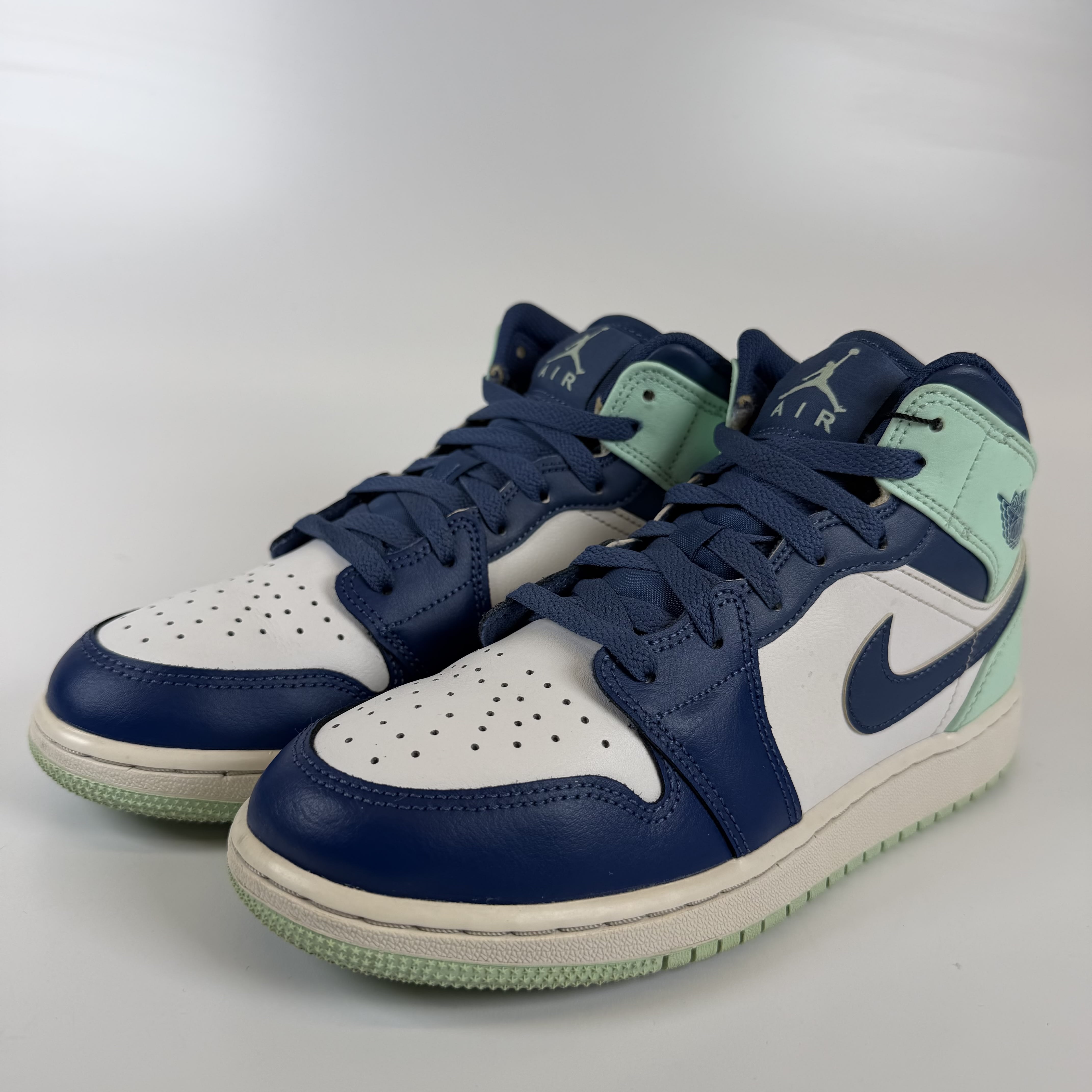 SP6958 Jordan 1 Mid Mystic Navy Mint Foam (GS)