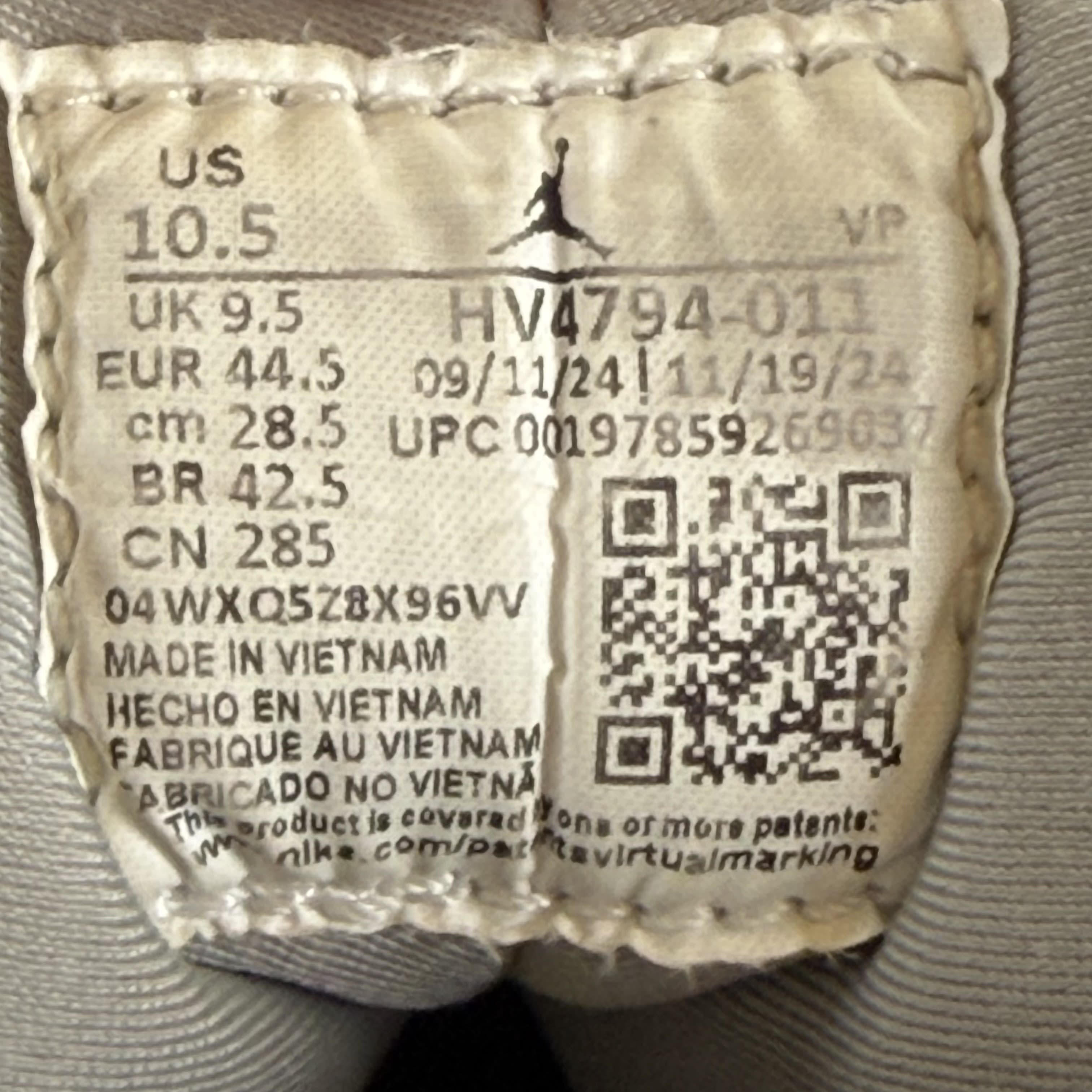 SP3931 Jordan 9 Retro Cool Grey (2025)